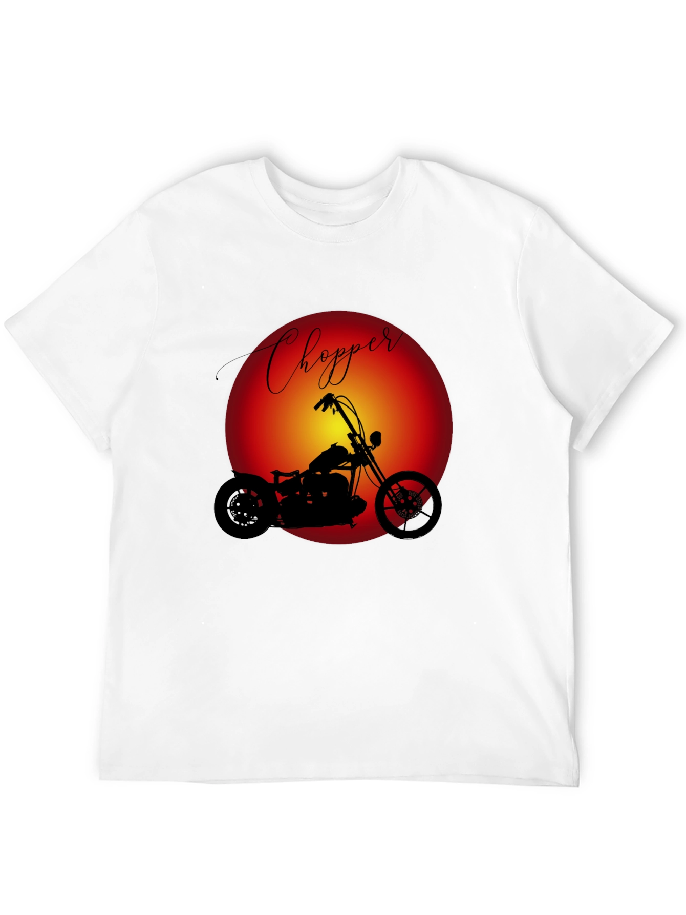 Chopper Motorcycle Graphic T-Shirt