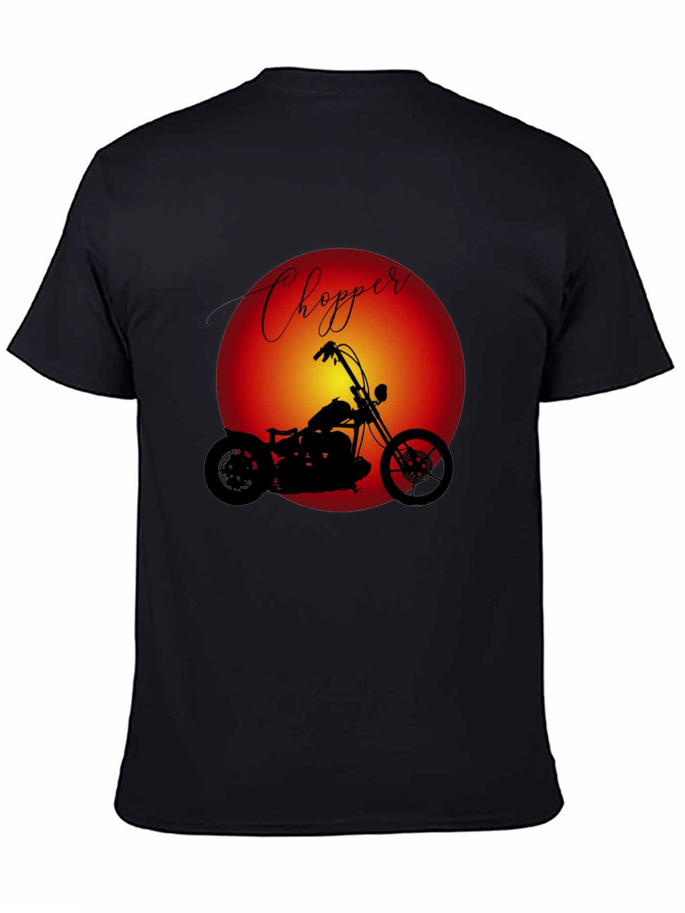 Chopper Motorcycle Graphic T-Shirt