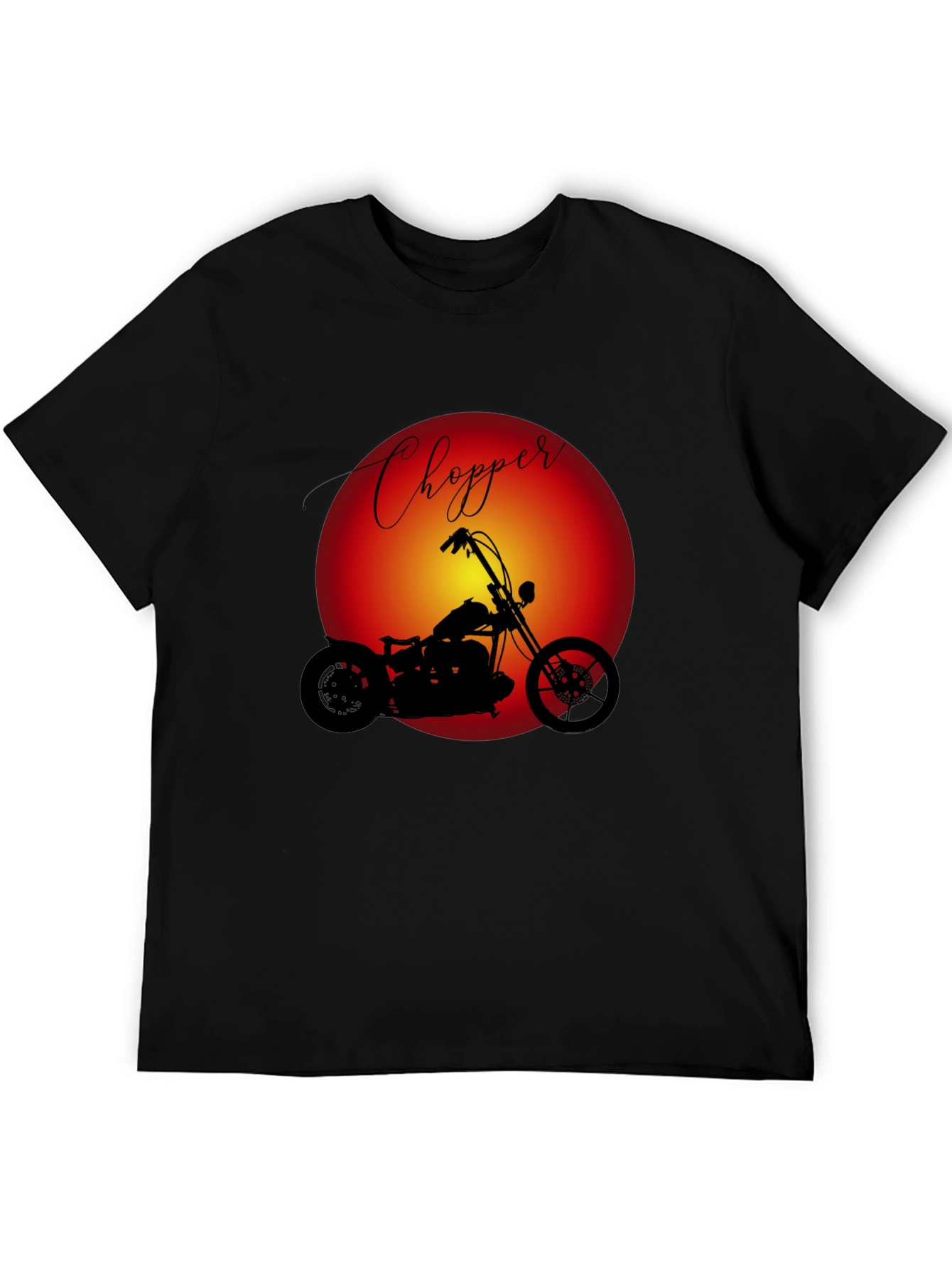 Chopper Motorcycle Graphic T-Shirt