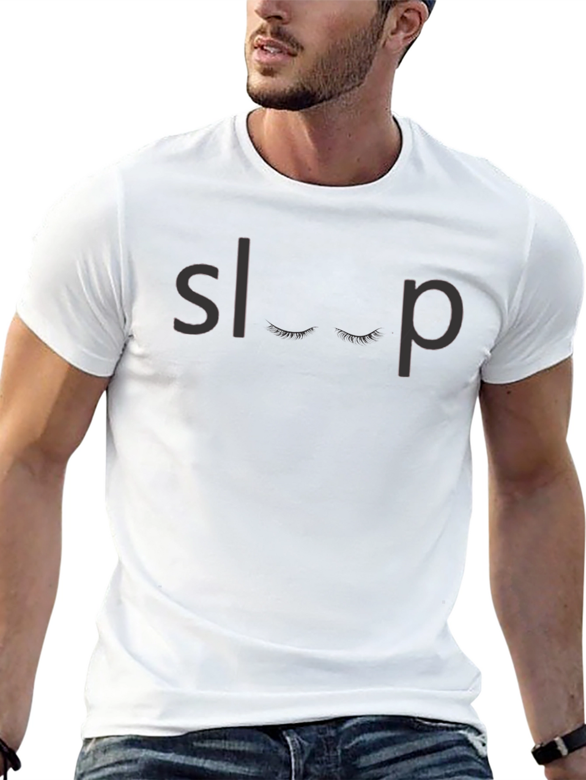 Sleep Graphic Print T-Shirt - Comfort Fit