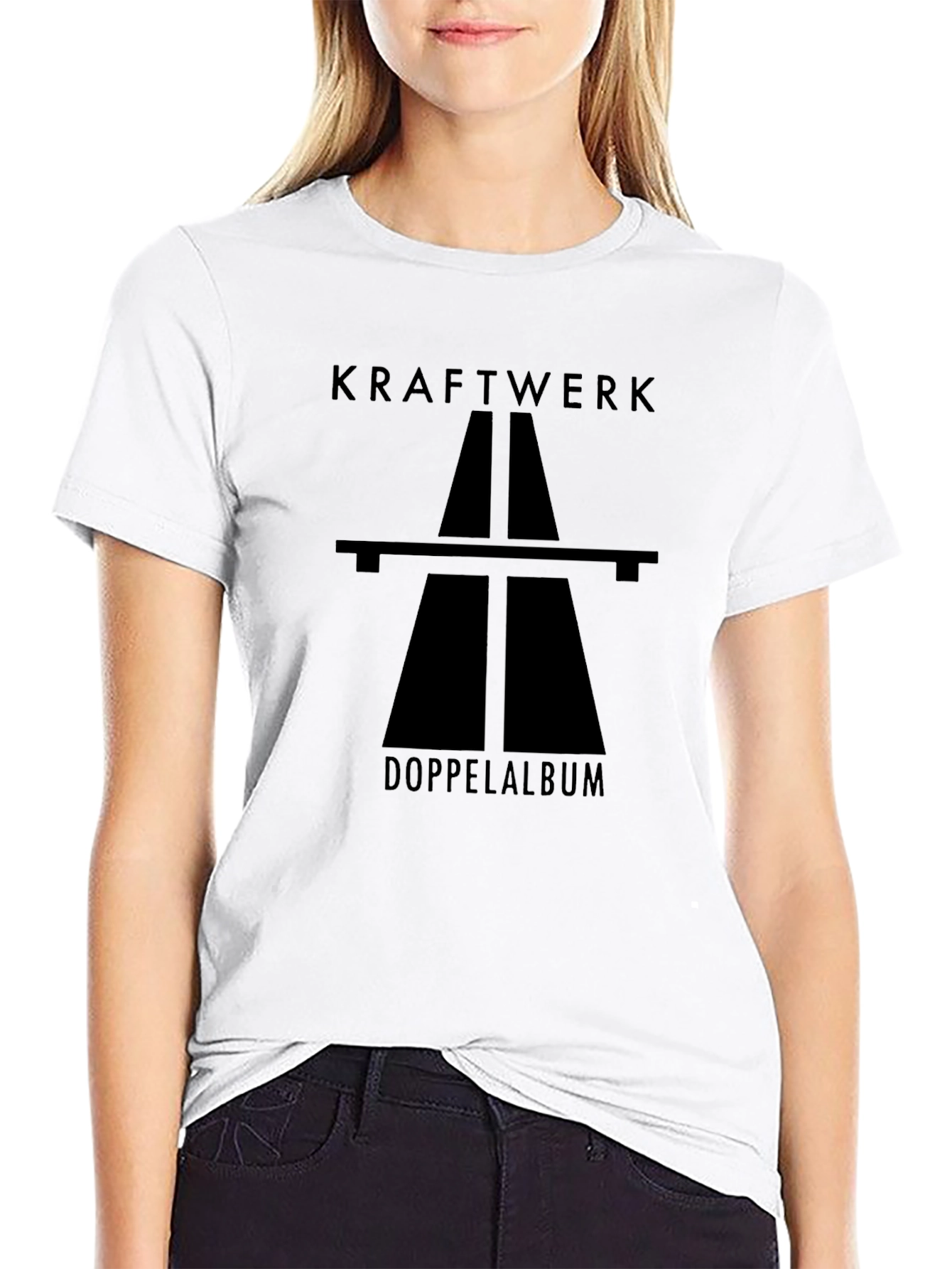 Kraftwerk Autobahn T-Shirt Black Graphic Tee