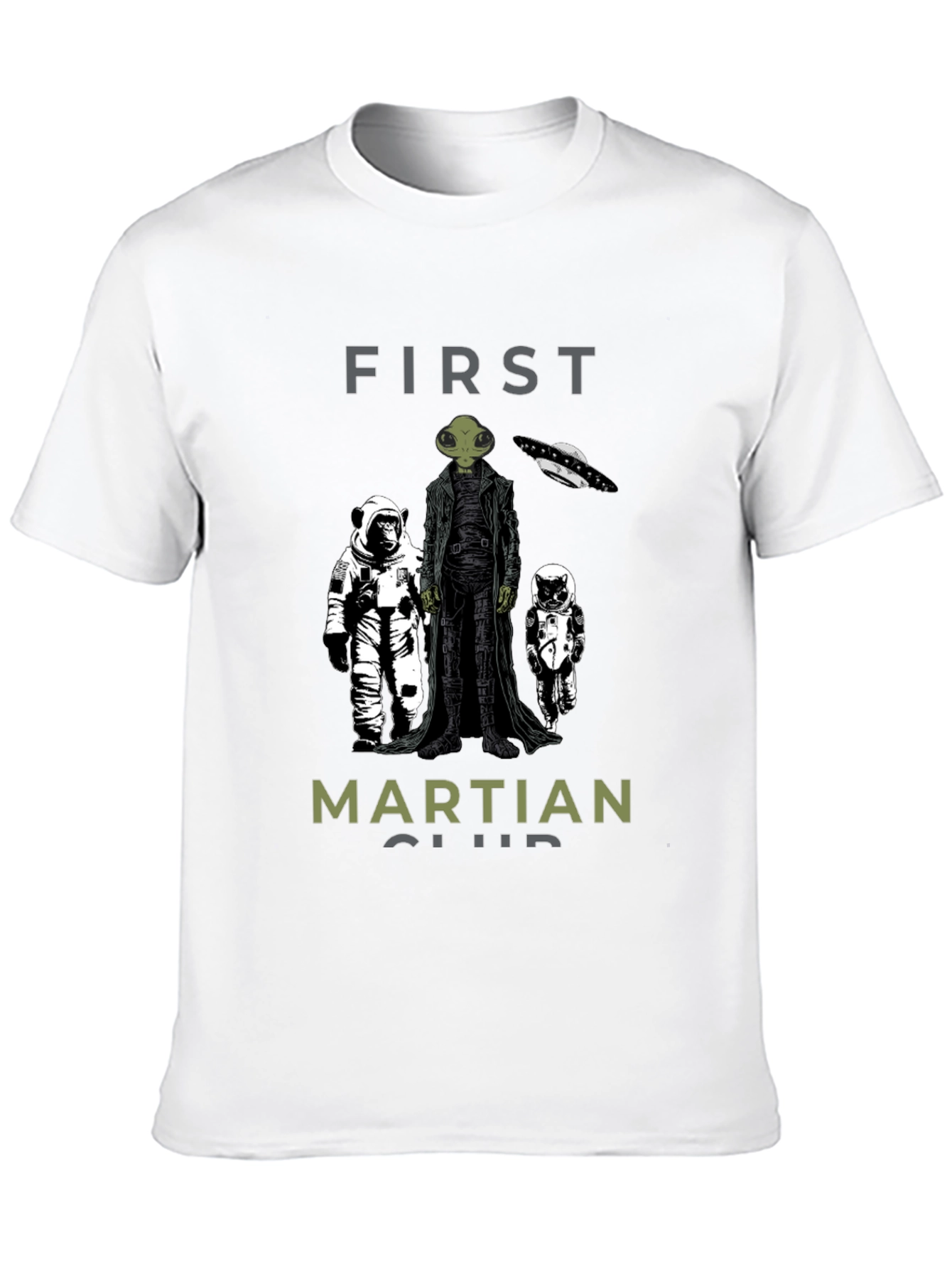 First Martian Club Graphic T-Shirt