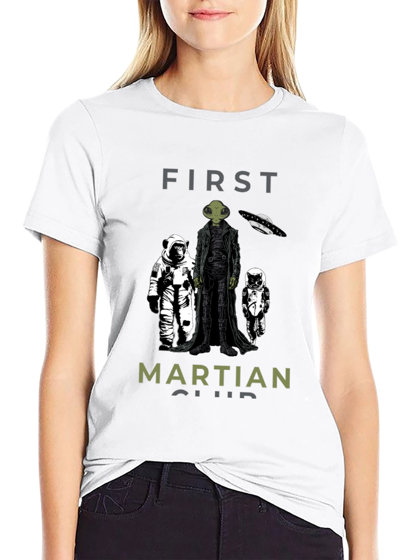 First Martian Club Graphic T-Shirt