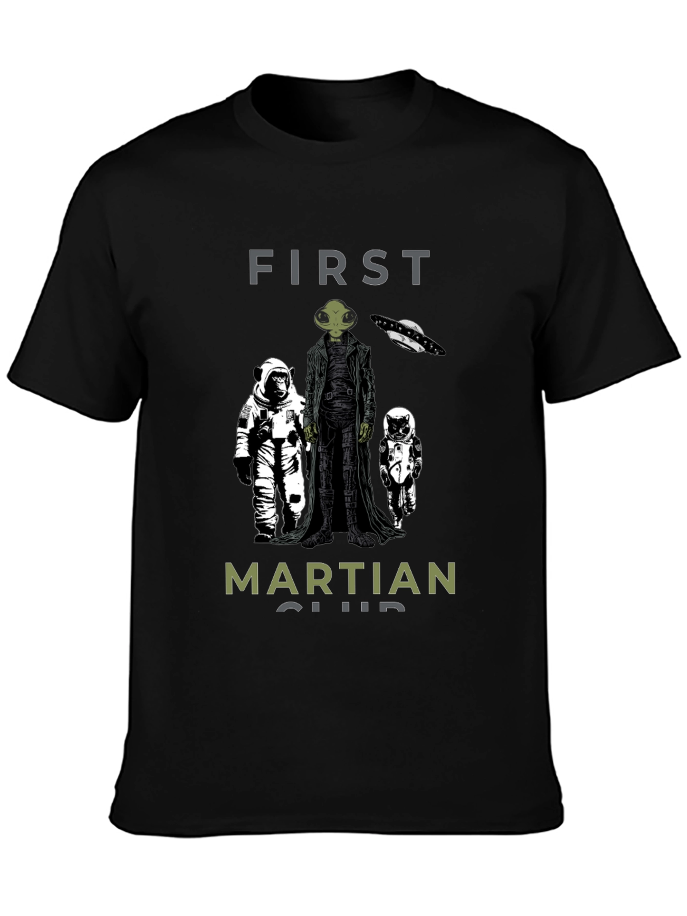 First Martian Club Graphic T-Shirt