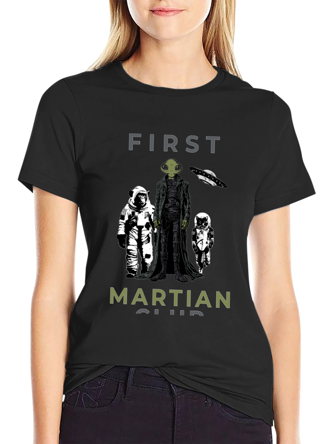 First Martian Club Graphic T-Shirt