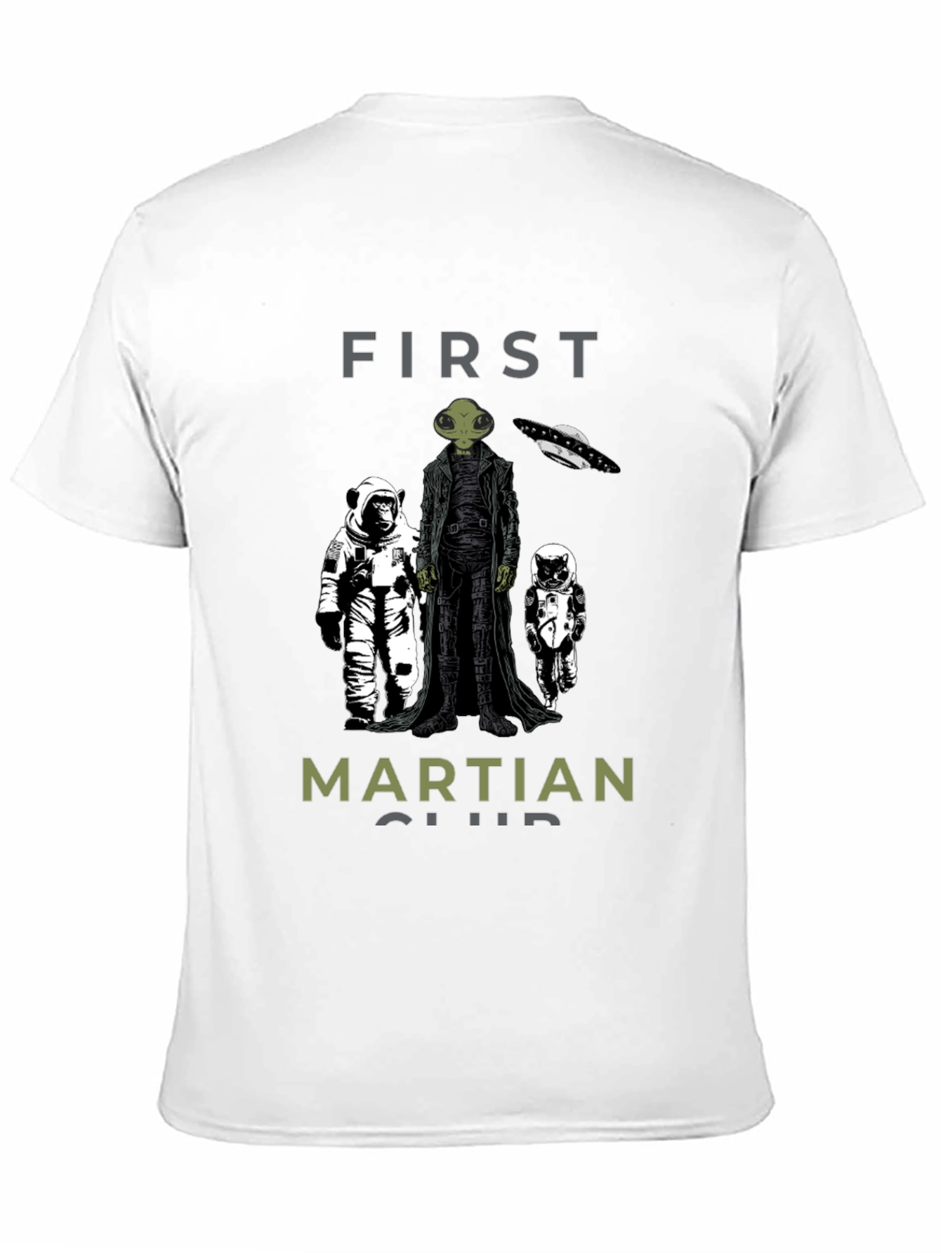 First Martian Club Graphic T-Shirt