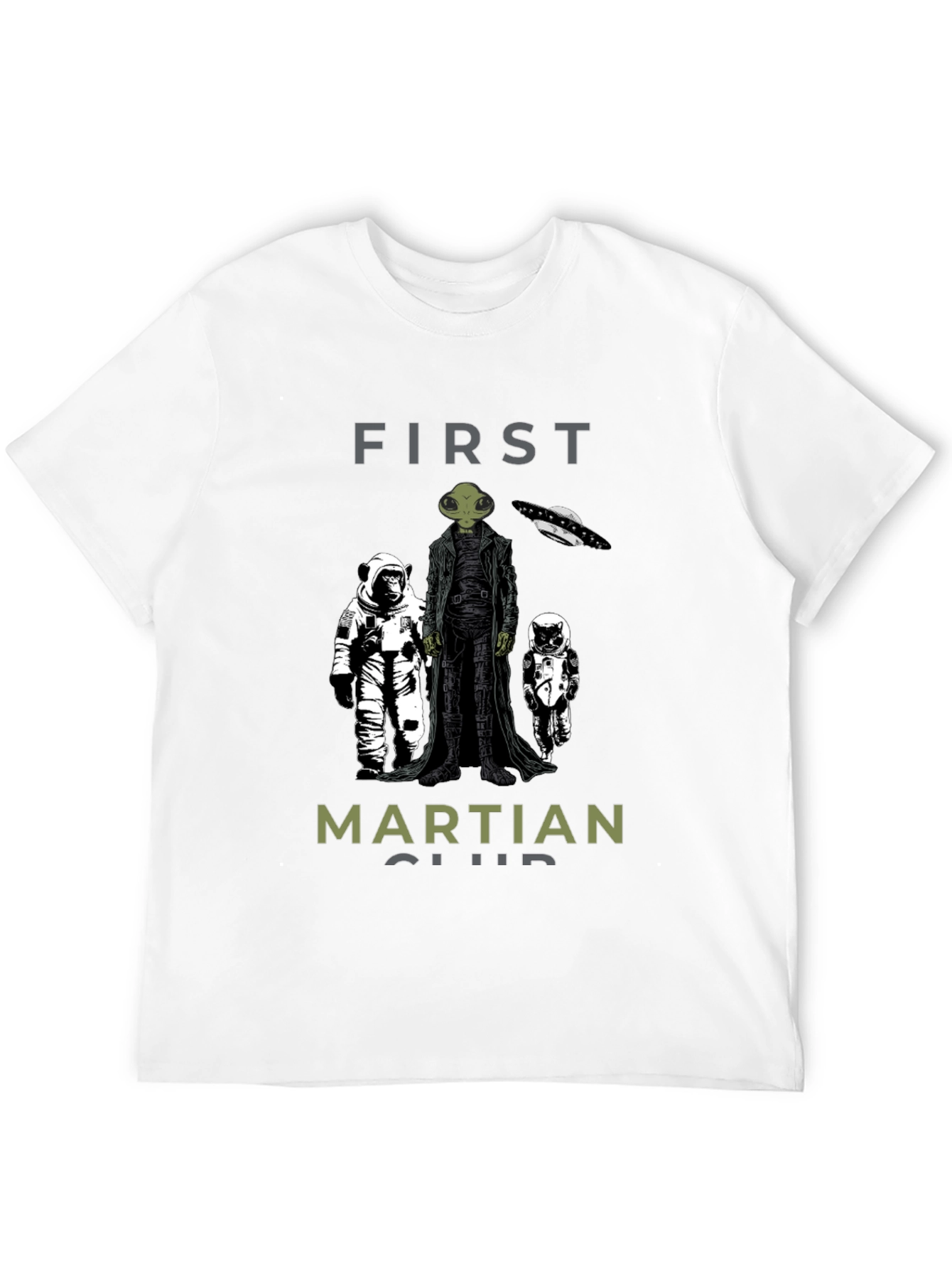 First Martian Club Graphic T-Shirt