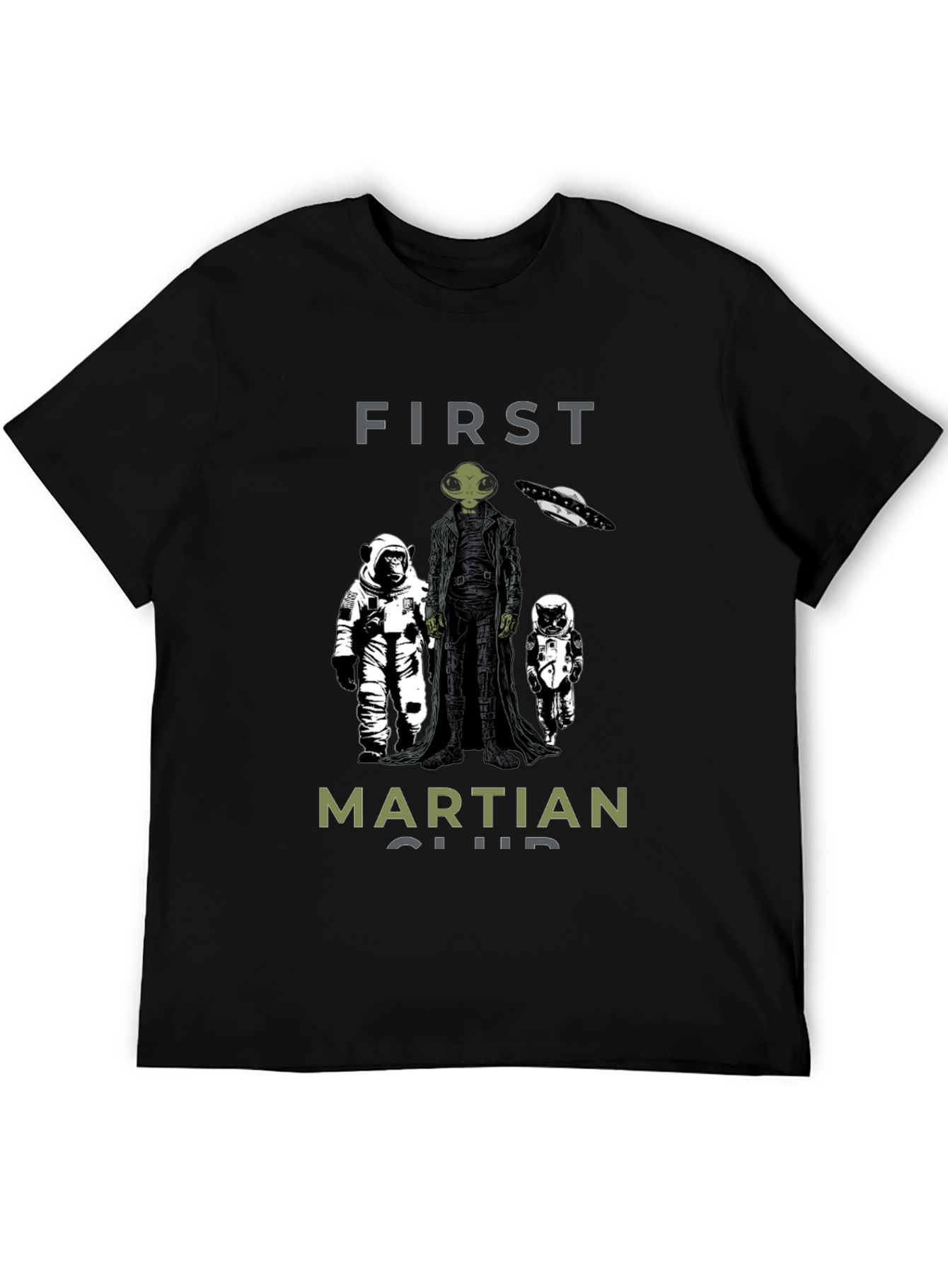 First Martian Club Graphic T-Shirt