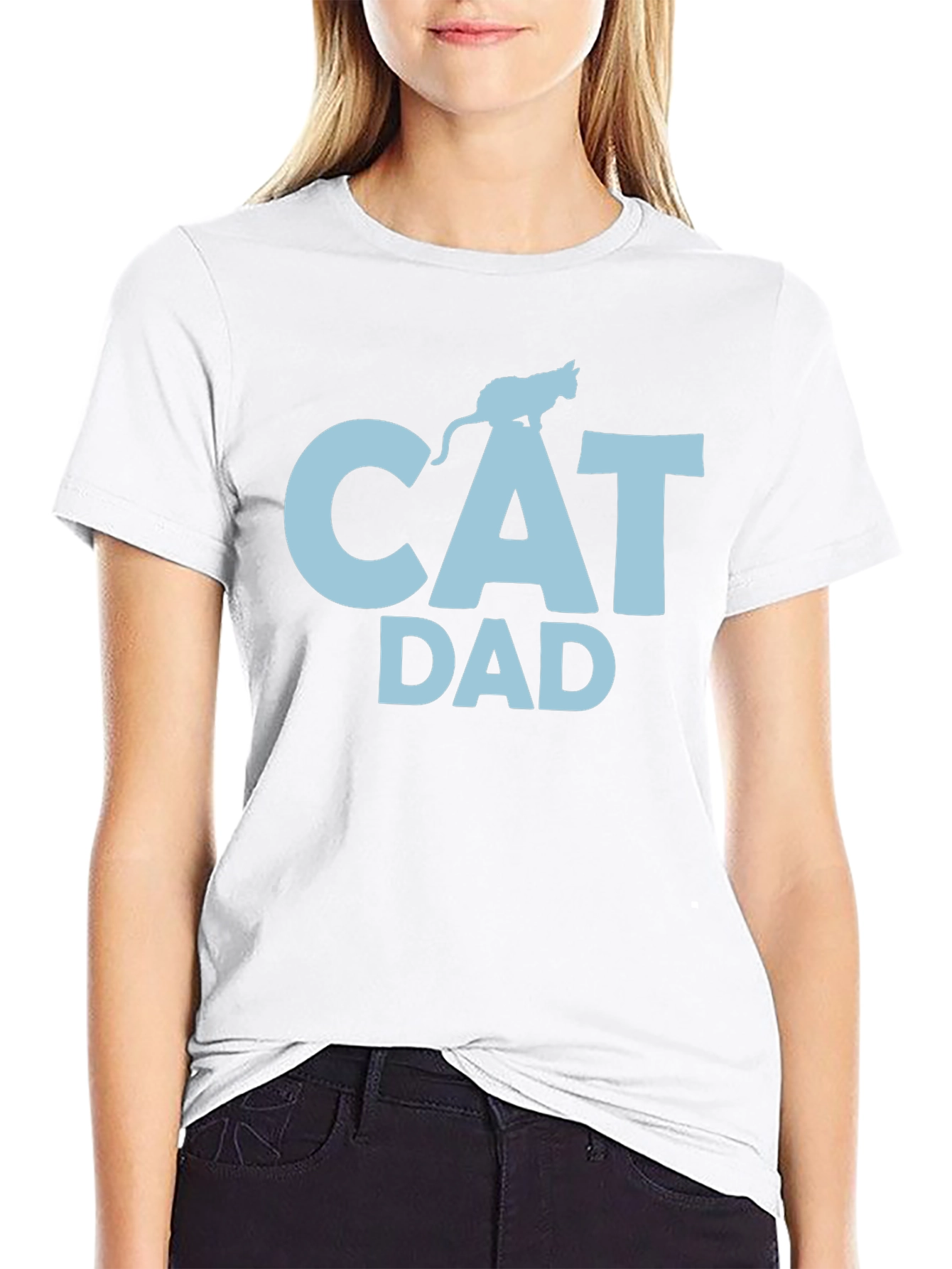 Cat Dad T-Shirt - Funny Feline Lover Tee