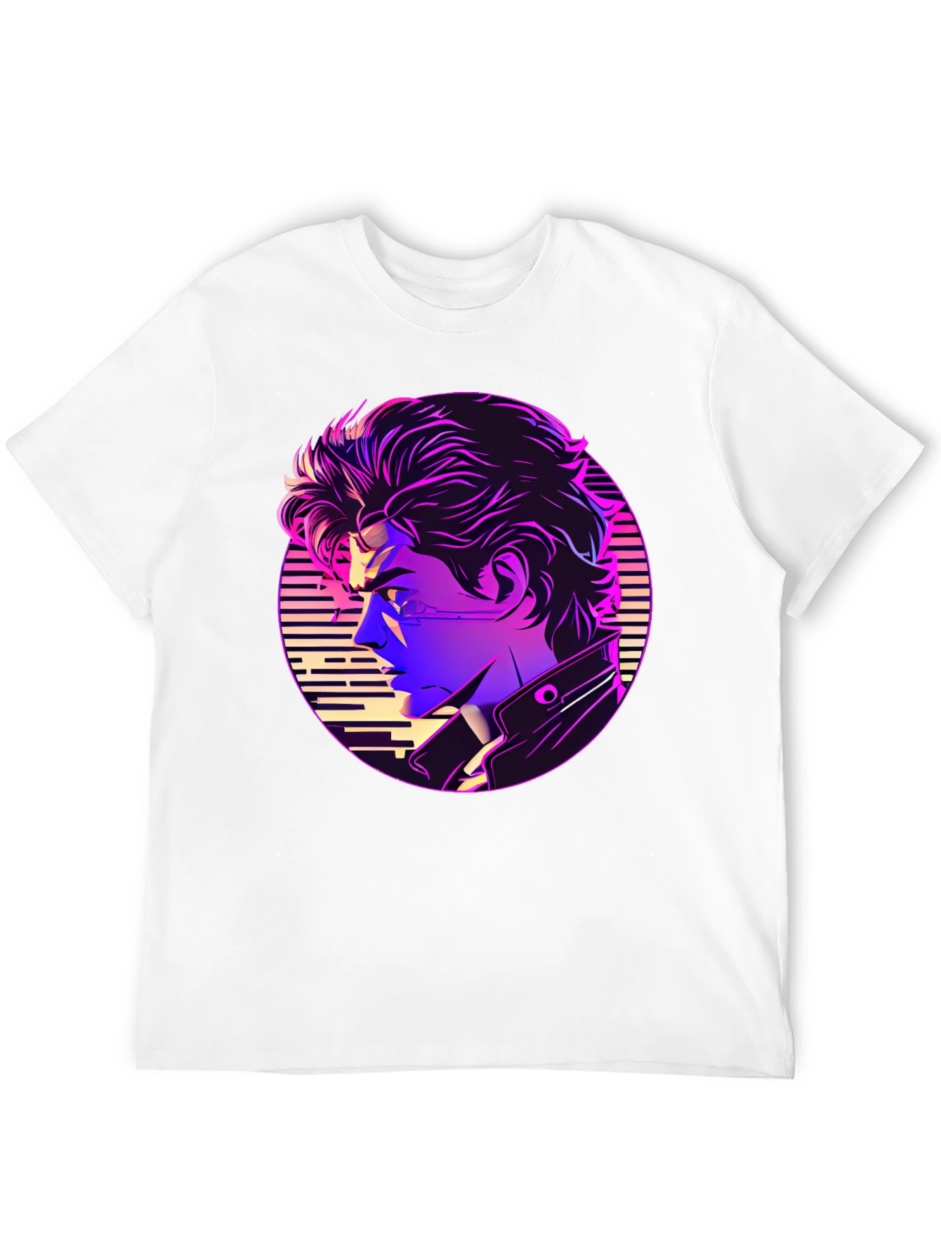 Retro Anime Vaporwave T-Shirt - Black