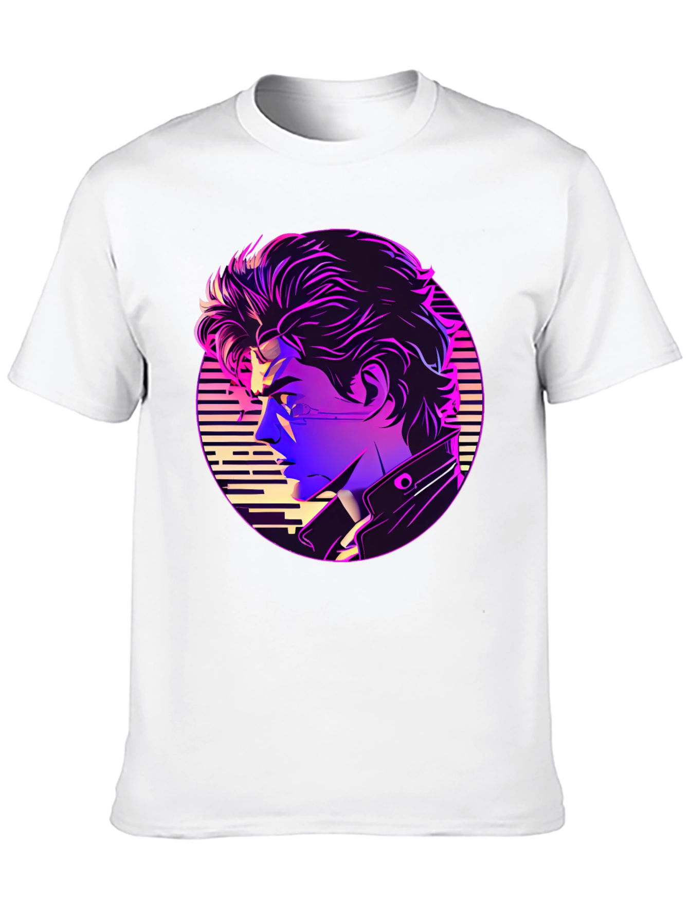 Retro Anime Vaporwave T-Shirt - Black