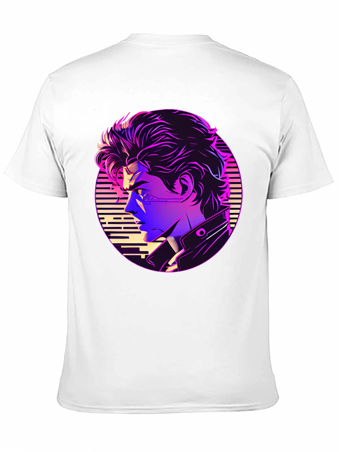 Retro Anime Vaporwave T-Shirt - Black