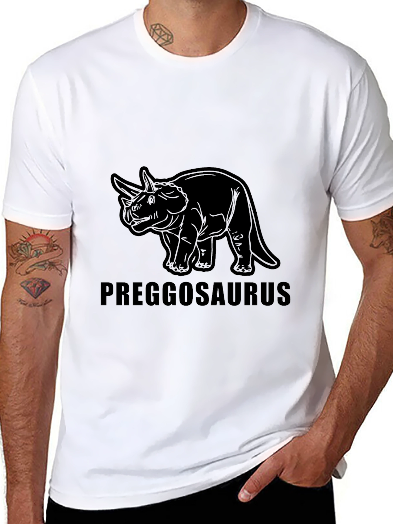 Preggosaurus T-Shirt - Funny Pregnancy Tee