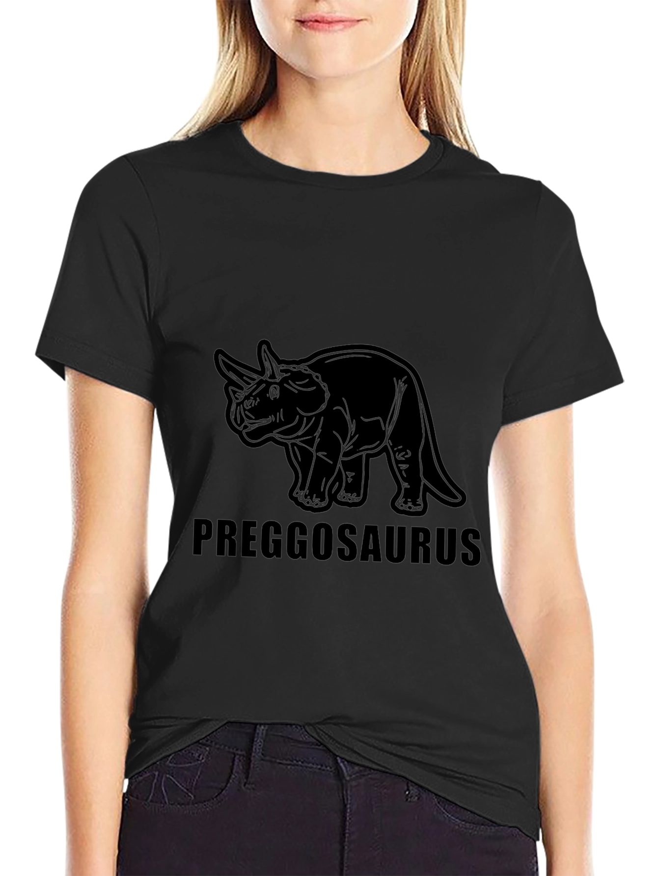 Preggosaurus T-Shirt - Funny Pregnancy Tee