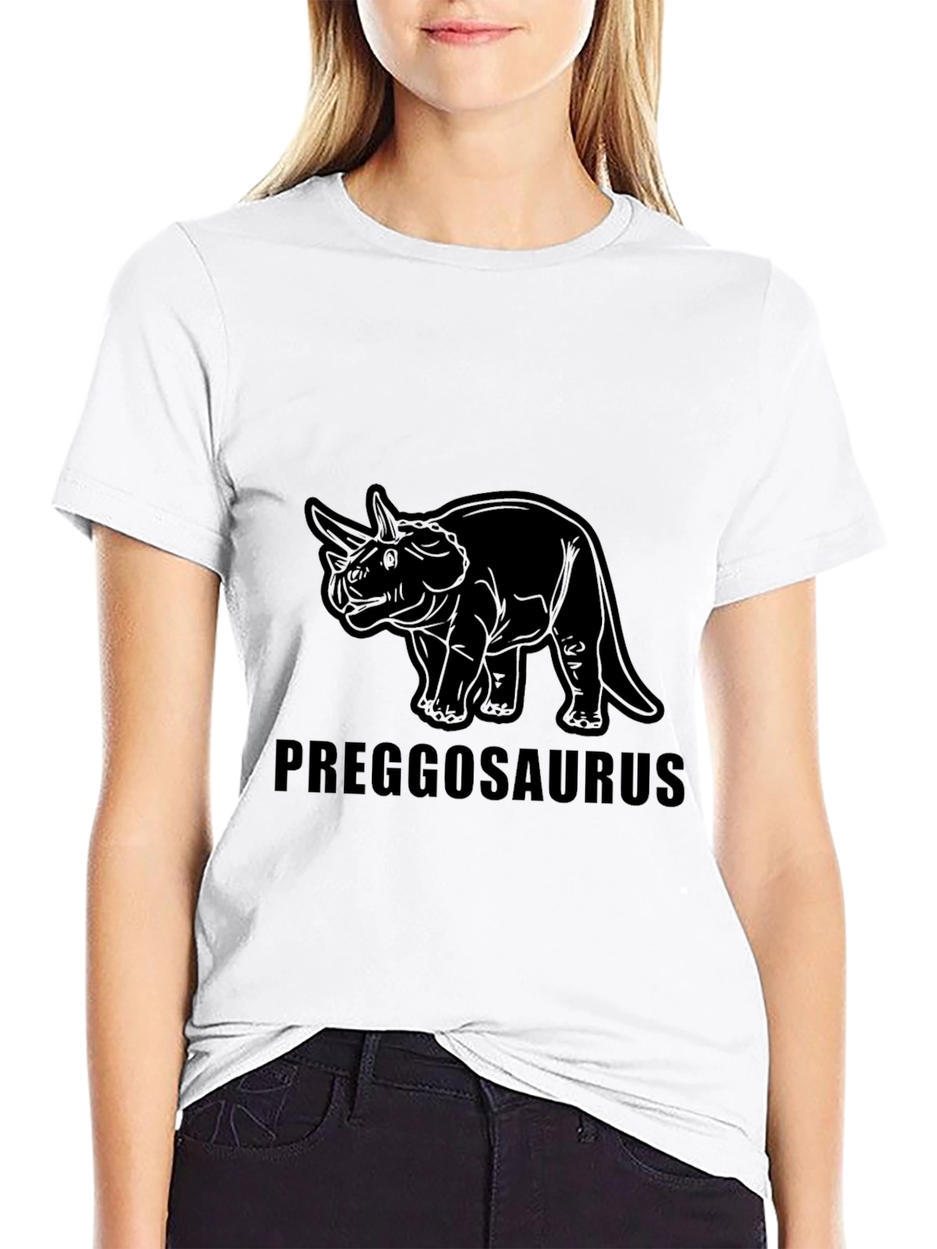 Preggosaurus T-Shirt - Funny Pregnancy Tee