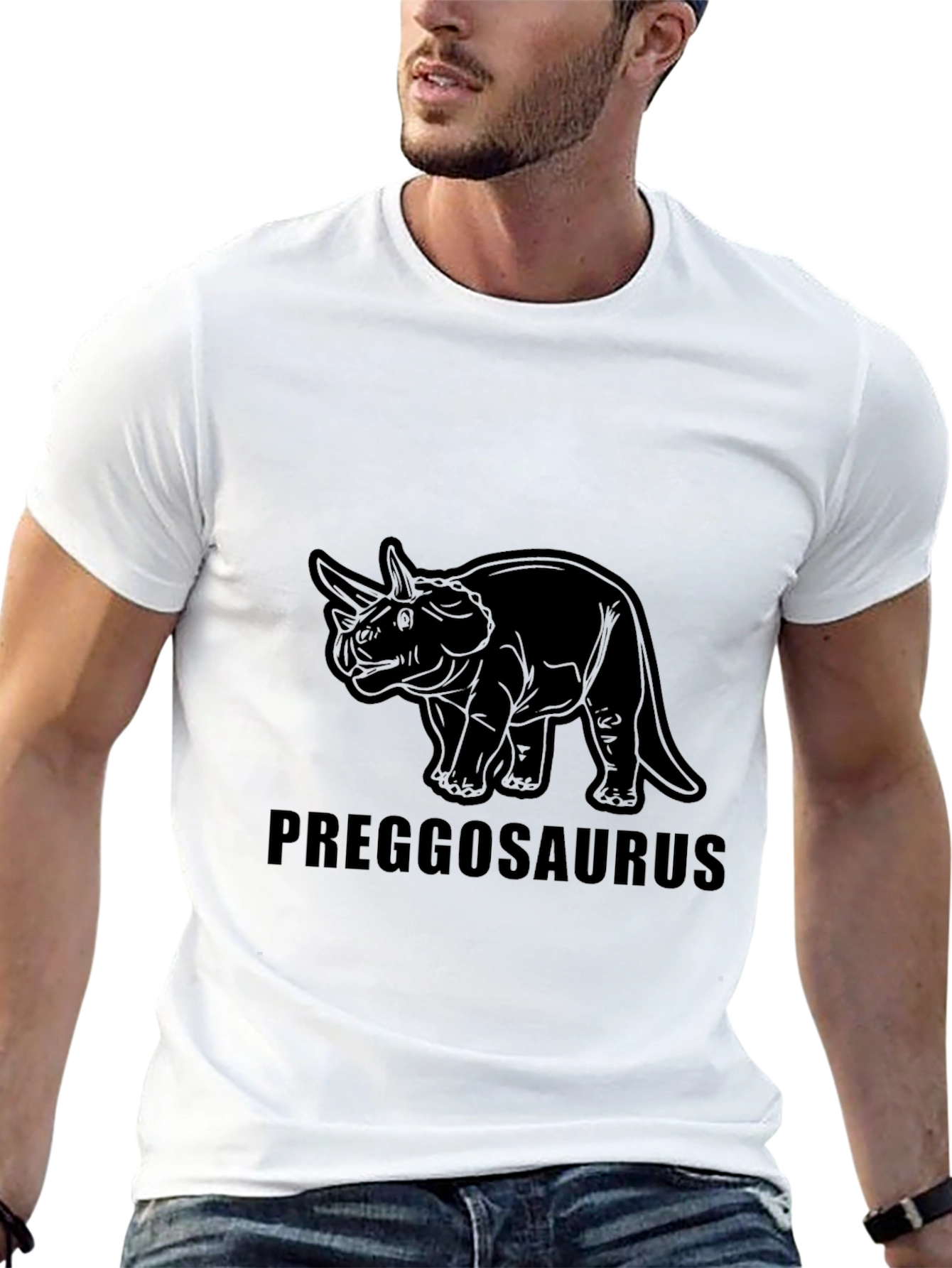 Preggosaurus T-Shirt - Funny Pregnancy Tee