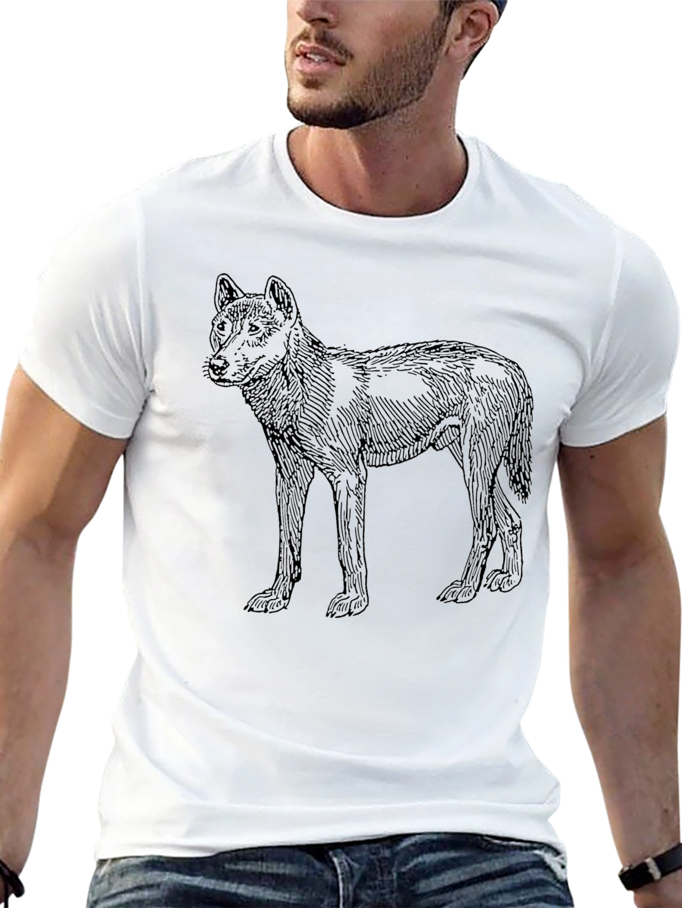 Black Dingo Graphic Tee - Mens Classic Fit