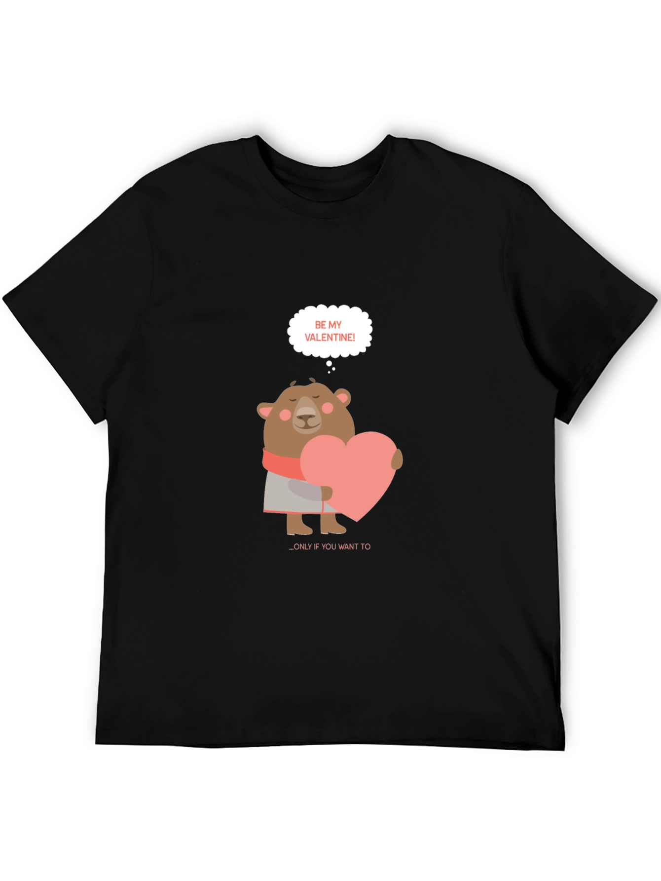 Be My Valentine Bear Graphic Tee