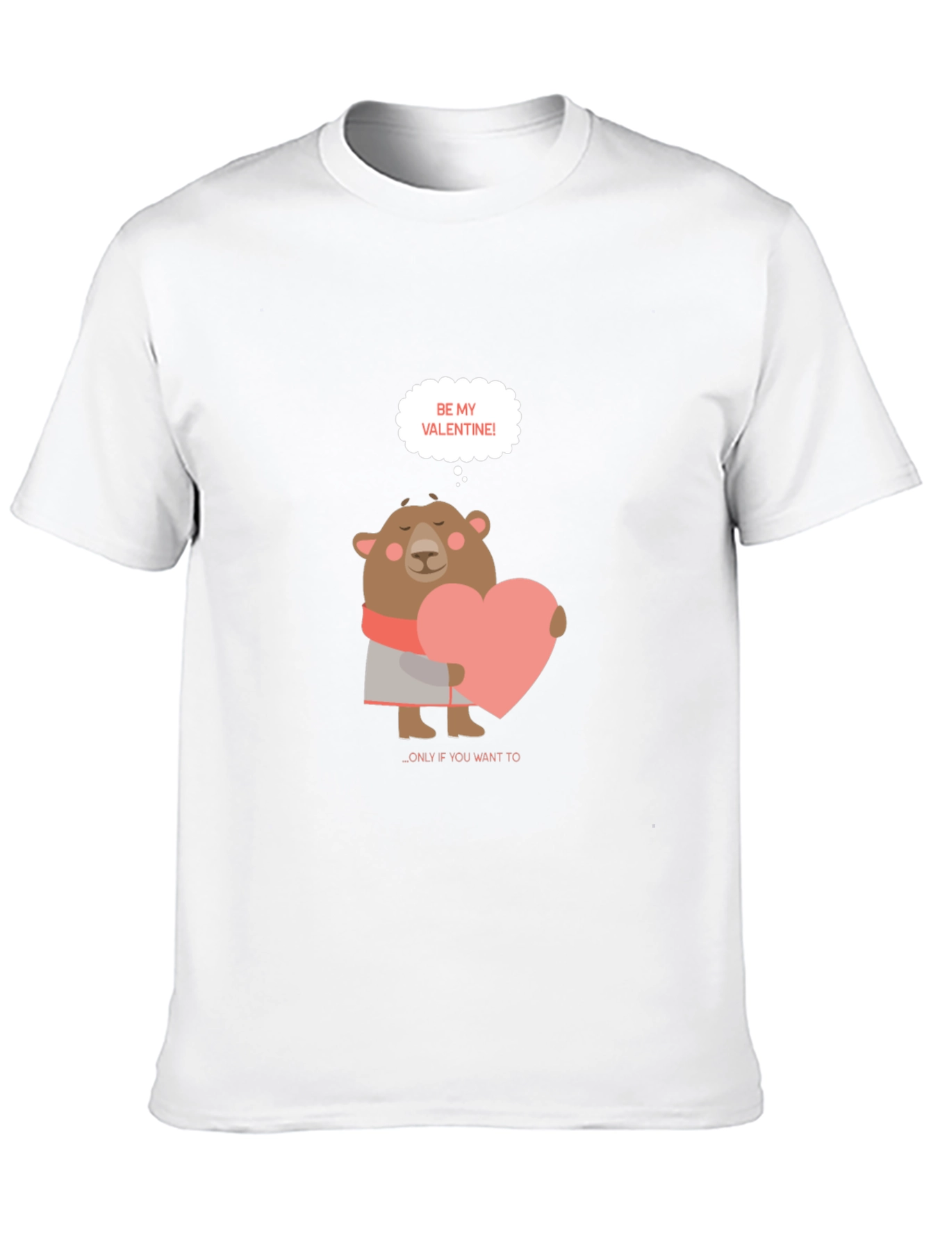 Be My Valentine Bear Graphic Tee