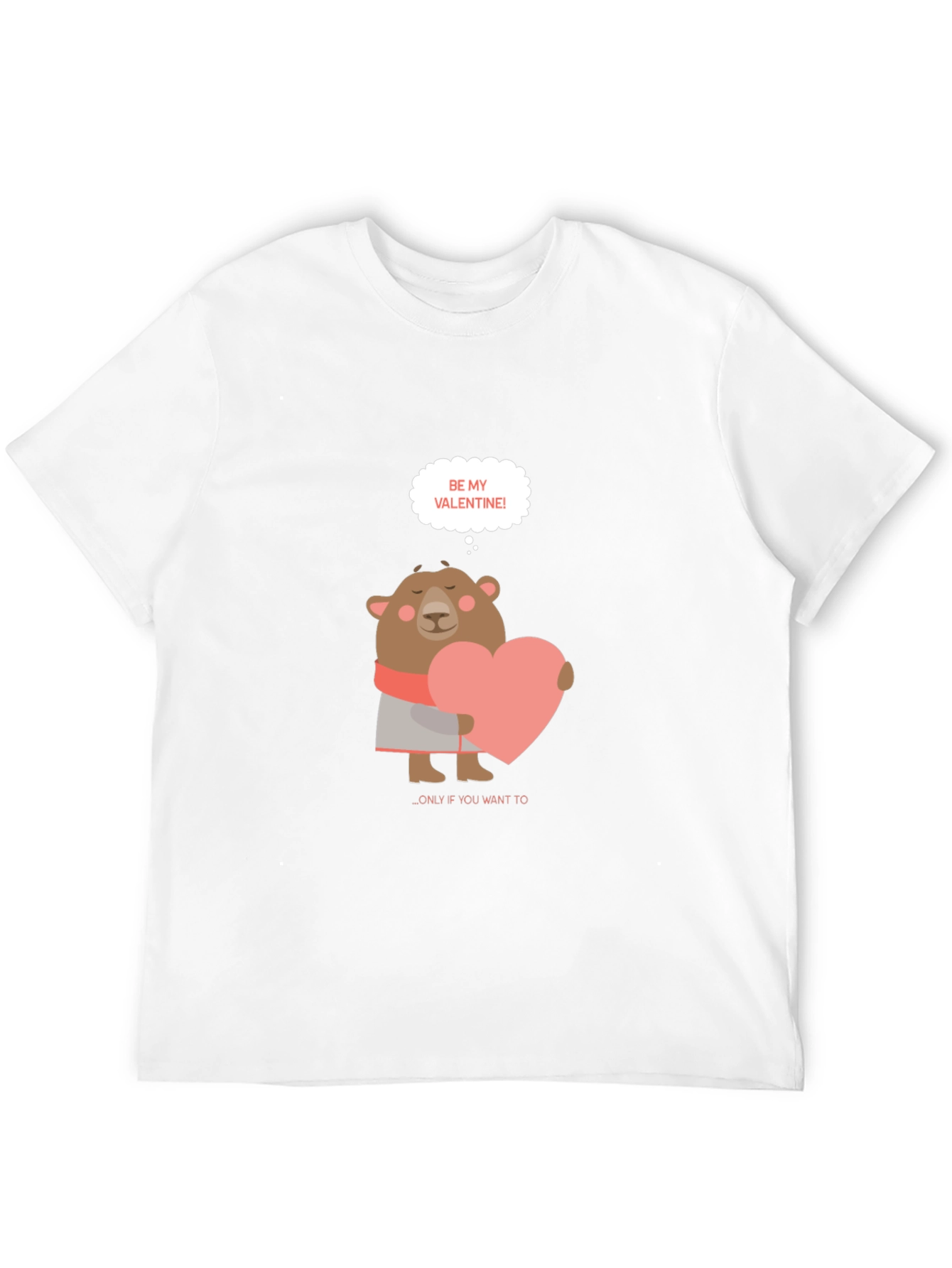 Be My Valentine Bear Graphic Tee
