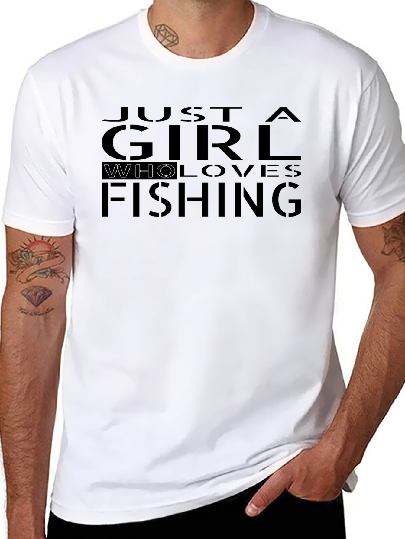 Just a Girl Who Loves Fishing T-Shirt