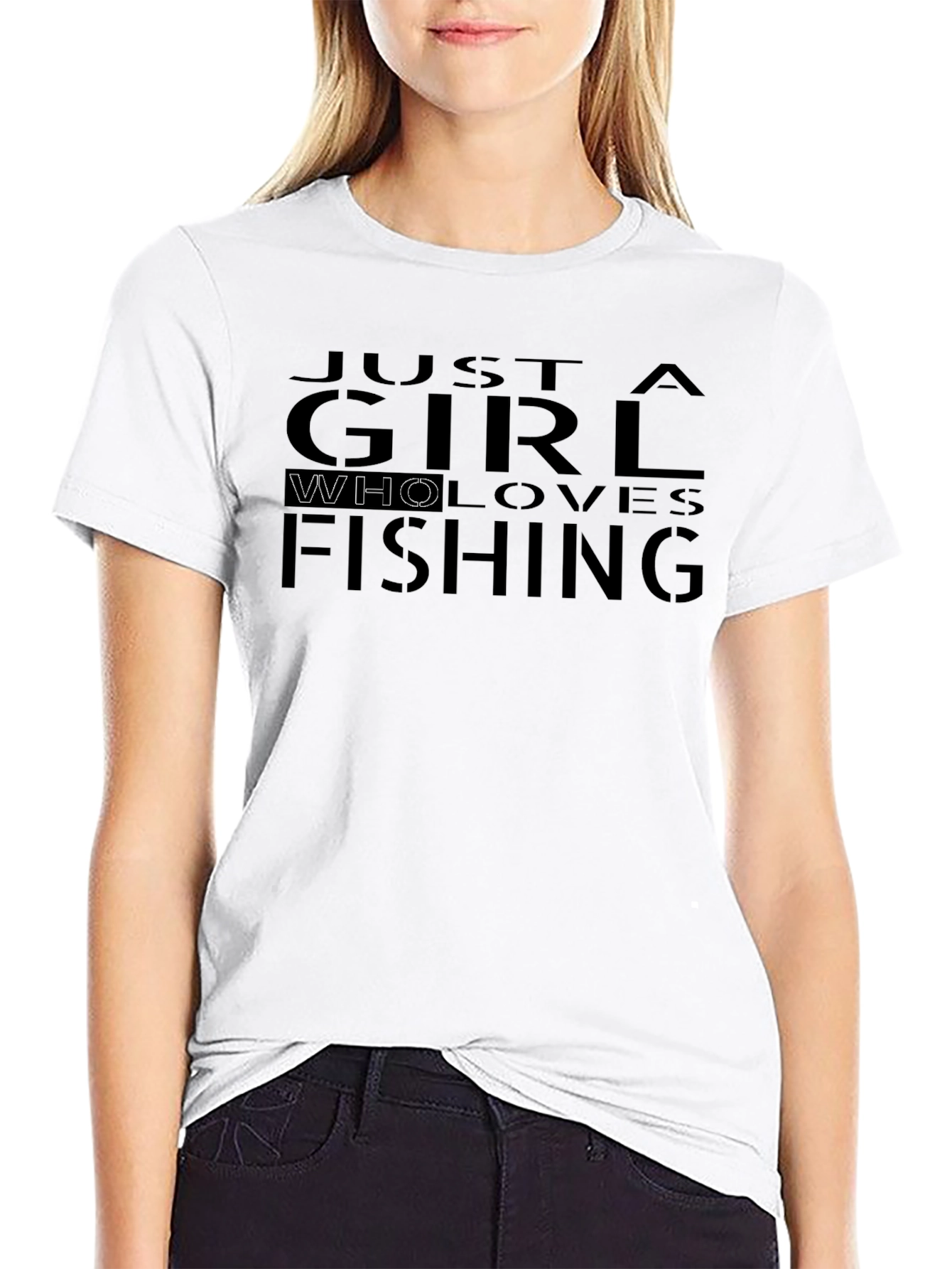 Just a Girl Who Loves Fishing T-Shirt