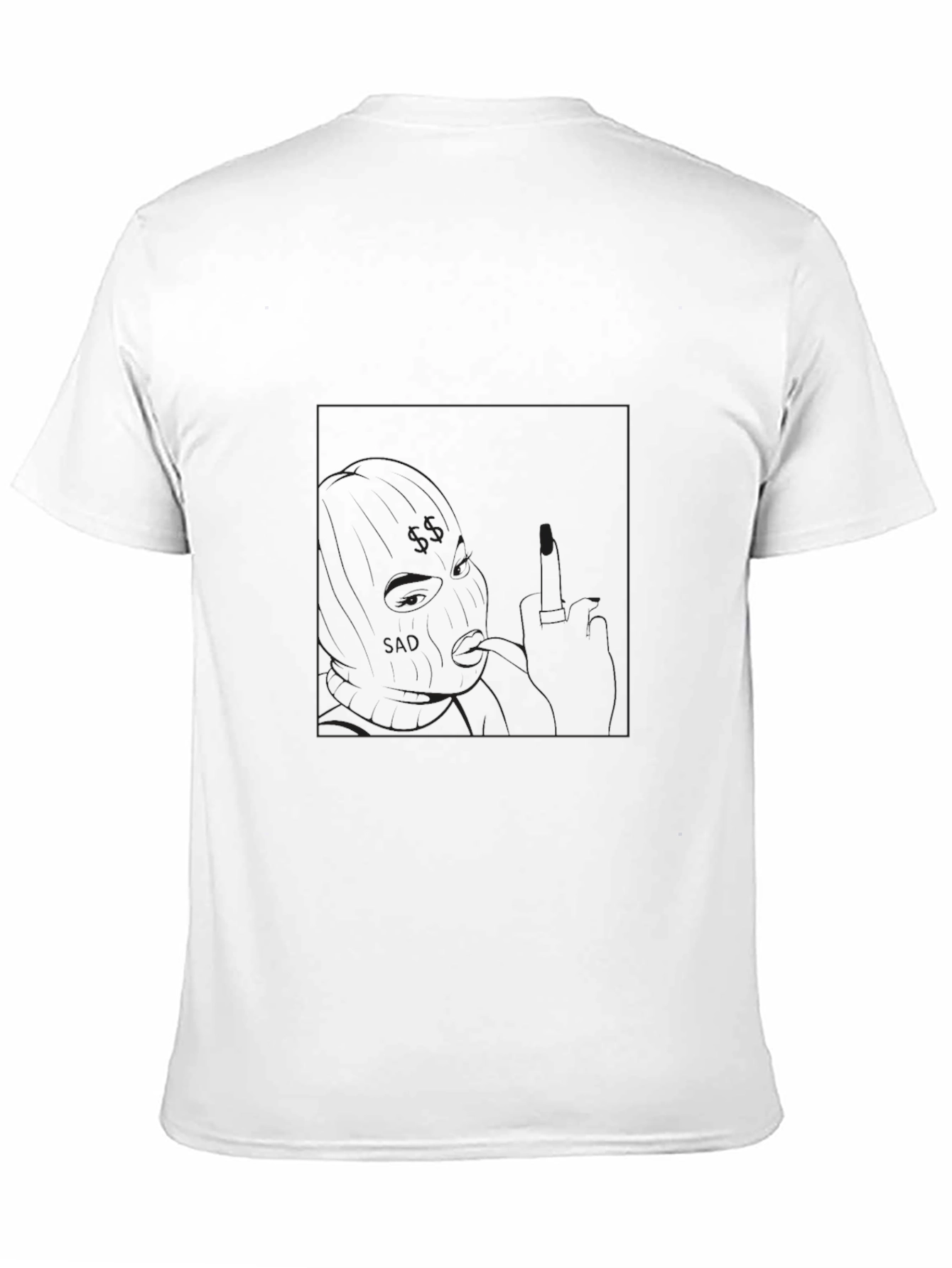 Mens Black Graphic Print Short Sleeve T-Shirt