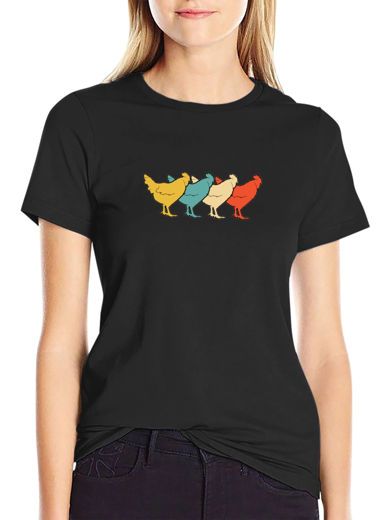 Retro Chicken Squad T-Shirt