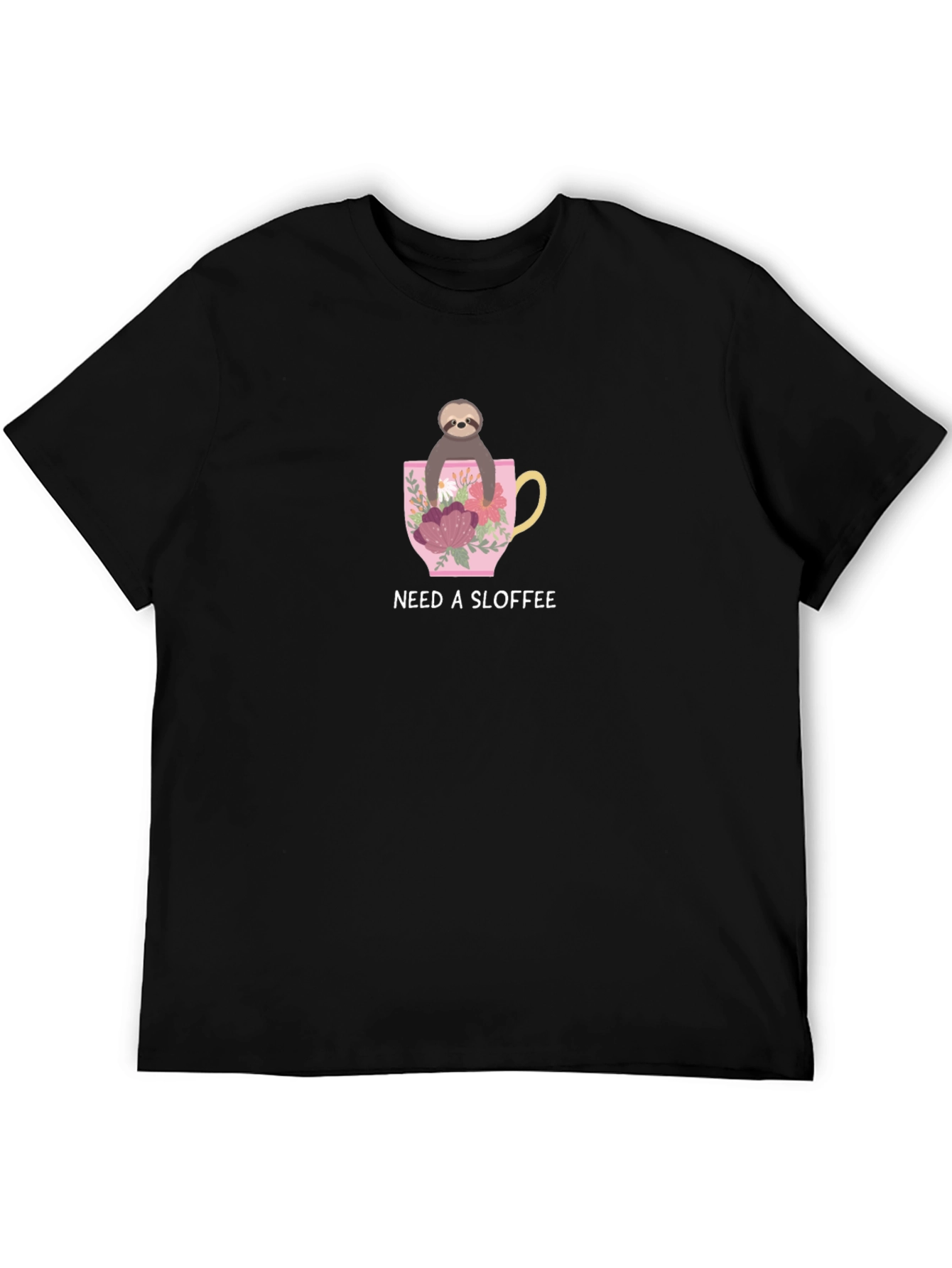 Need A Sloffee Sloth T-Shirt - Cute Coffee Tee