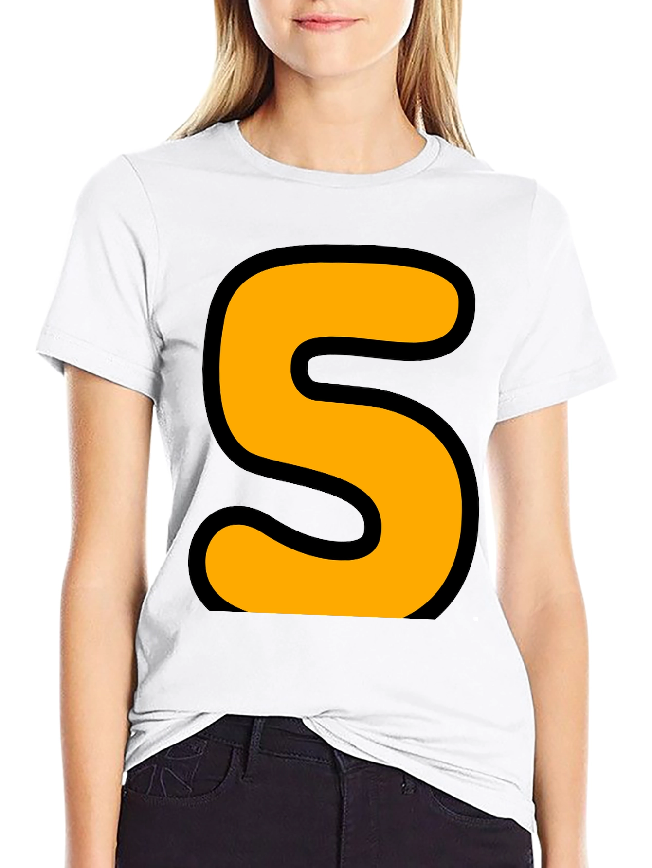 Bold S Graphic T-Shirt - Statement Tee