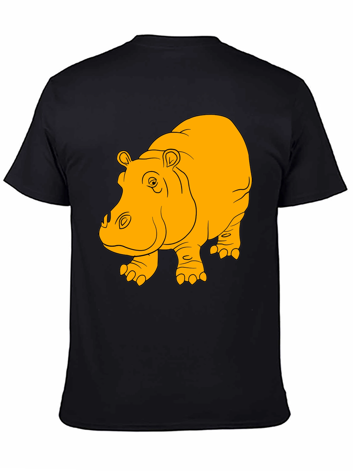 Hippo Graphic T-Shirt - Black
