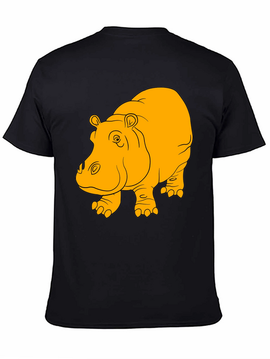 Hippo Graphic T-Shirt - Black