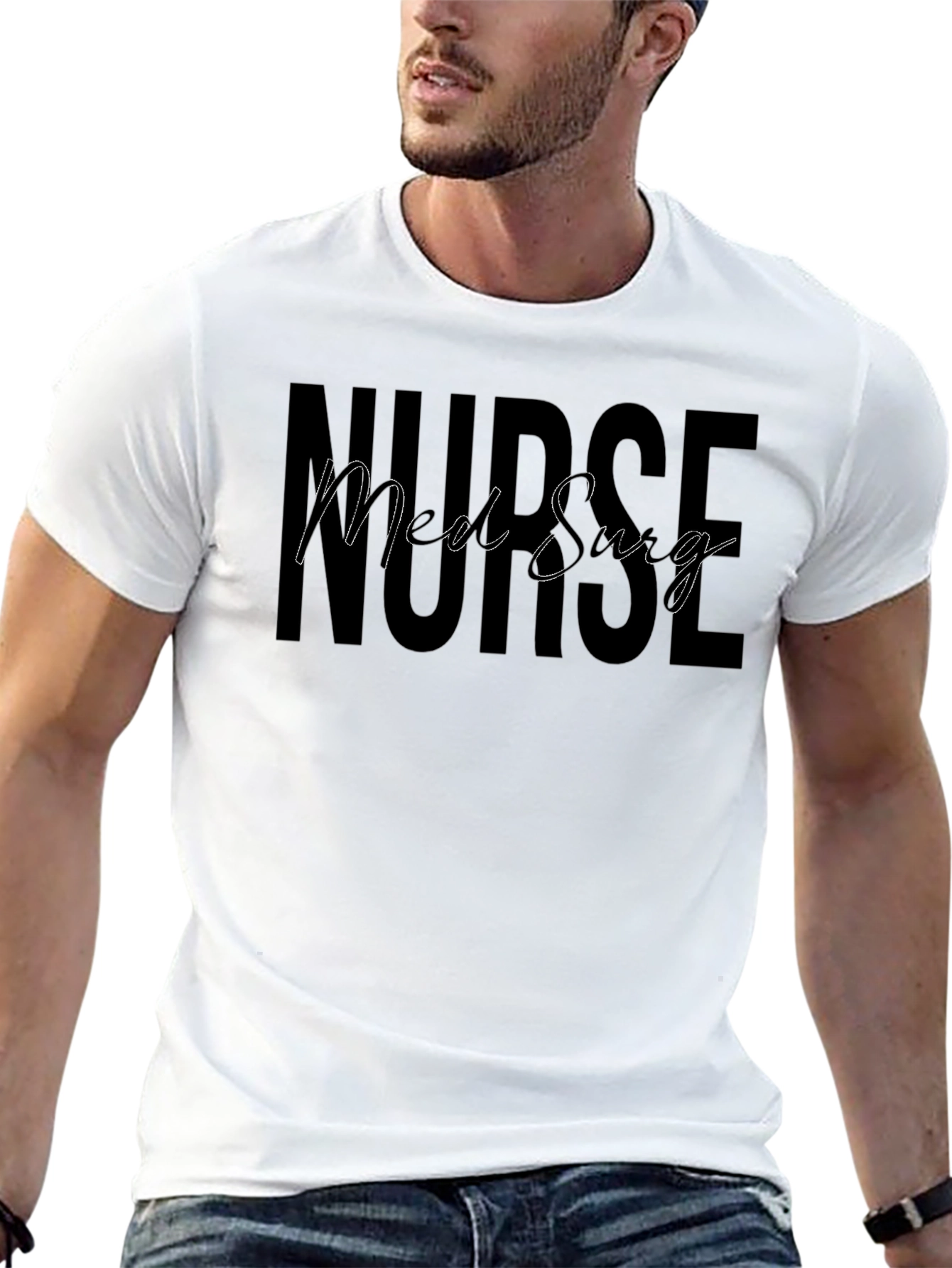 Med Surg Nurse Black T-Shirt