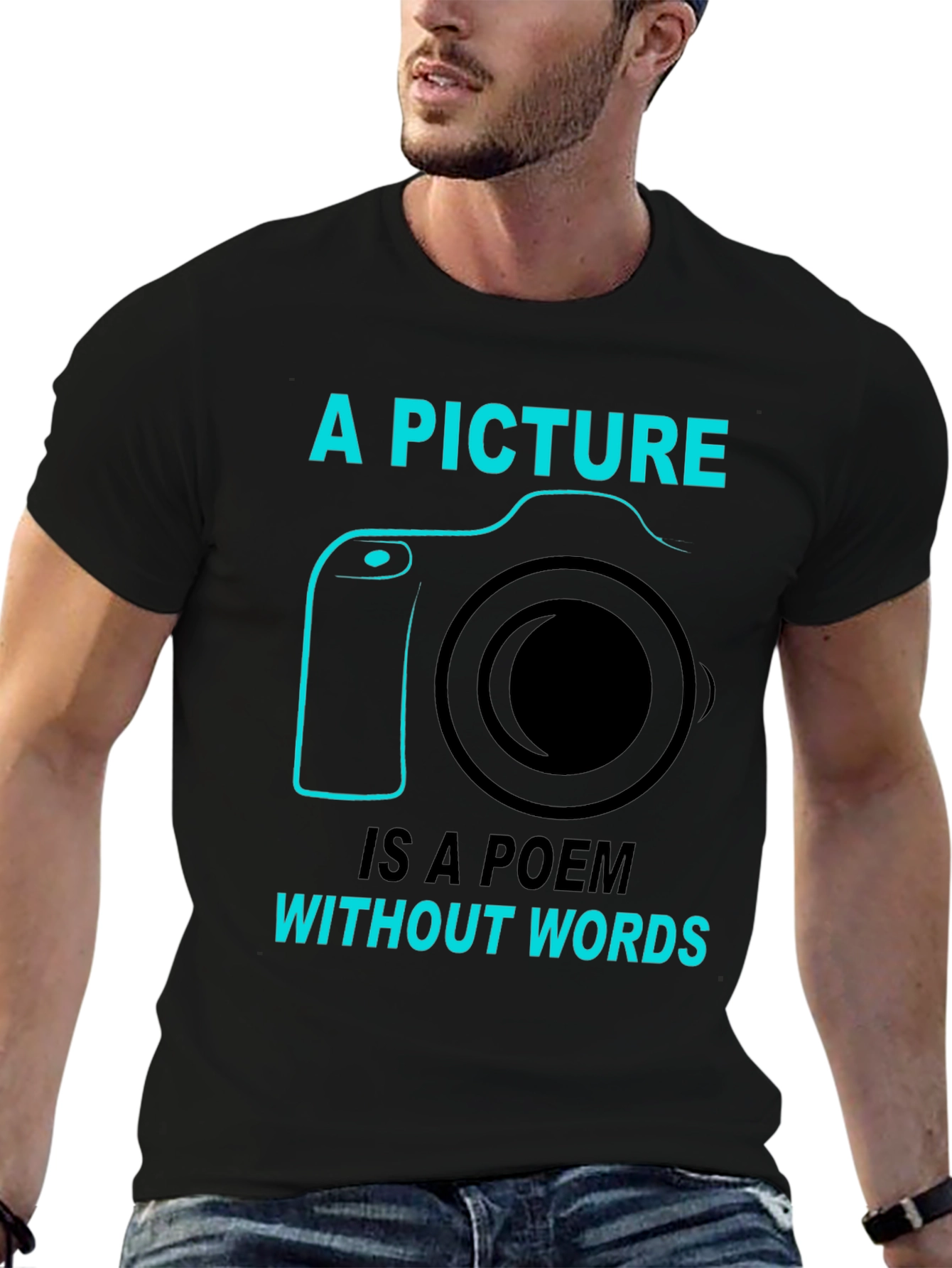 Camera Poem T-Shirt - Photography Lover Tee