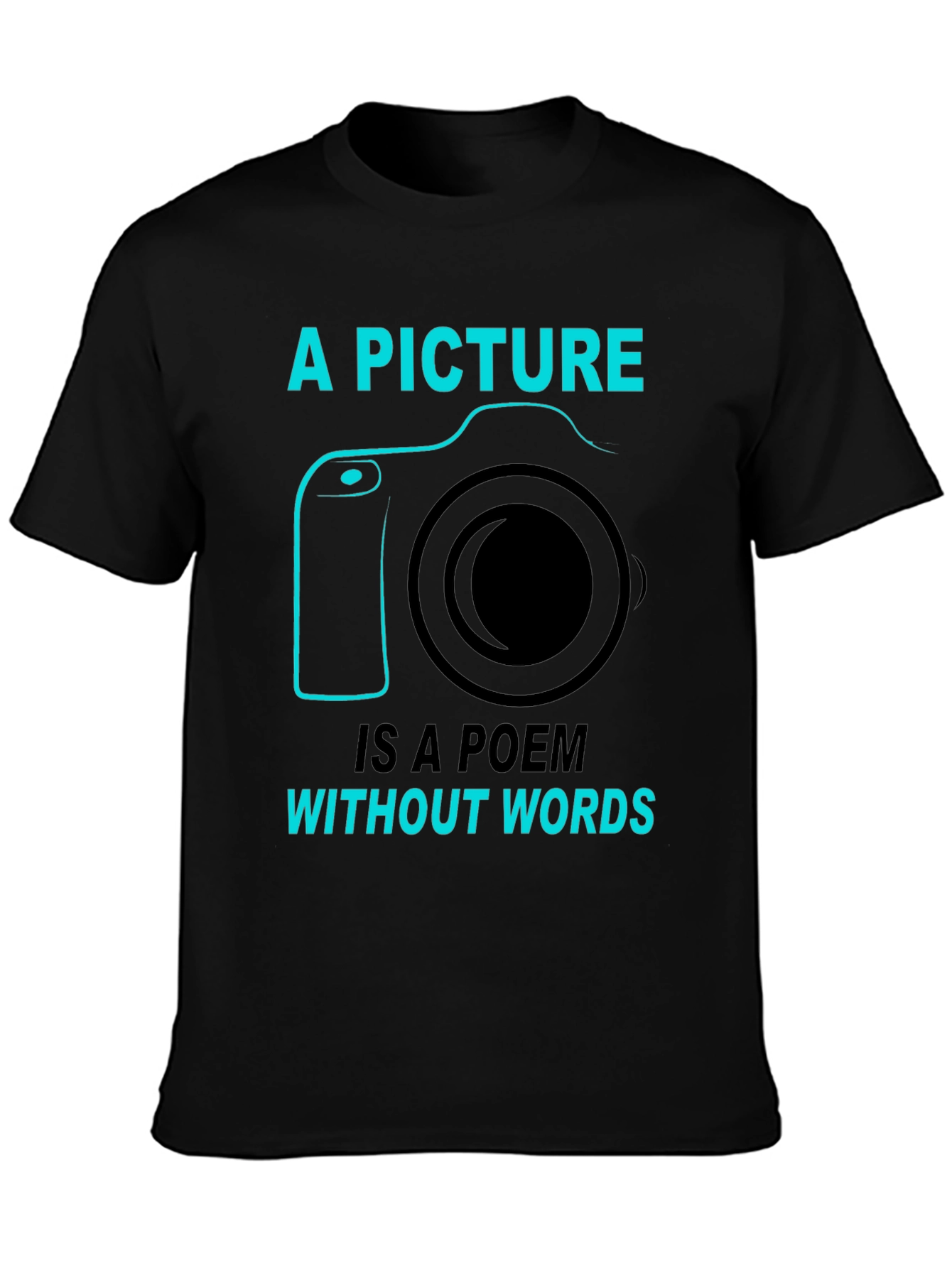 Camera Poem T-Shirt - Photography Lover Tee