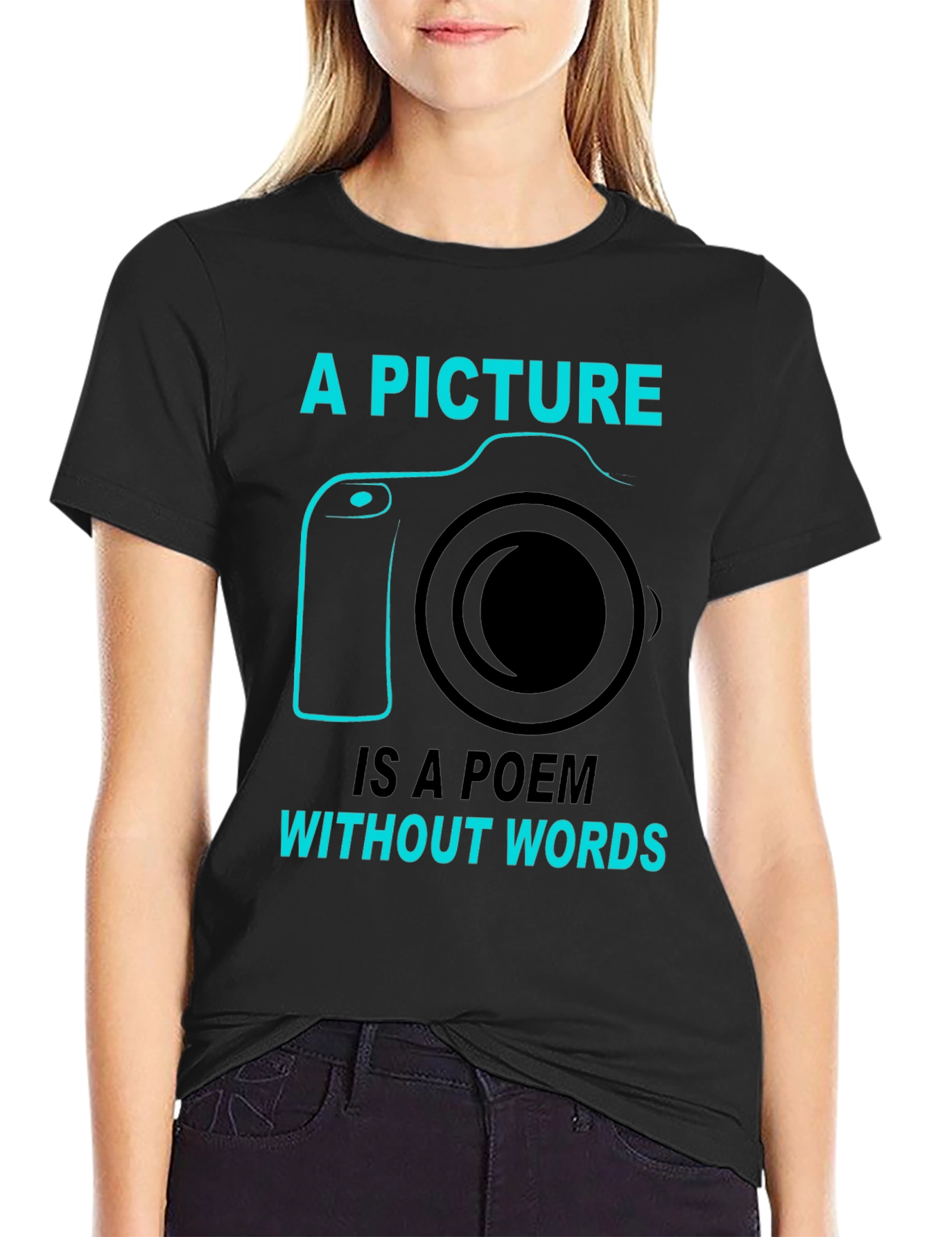 Camera Poem T-Shirt - Photography Lover Tee