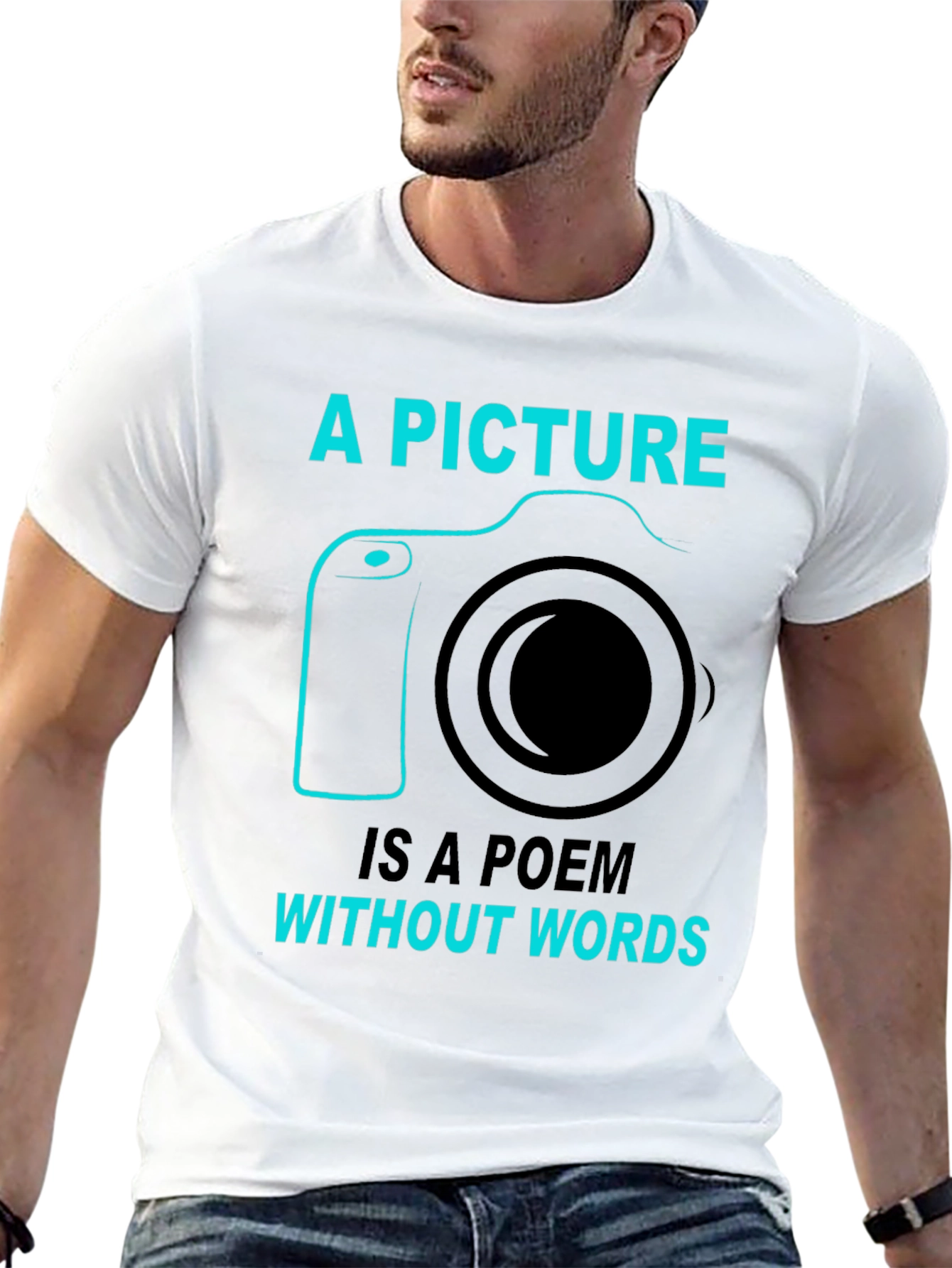 Camera Poem T-Shirt - Photography Lover Tee