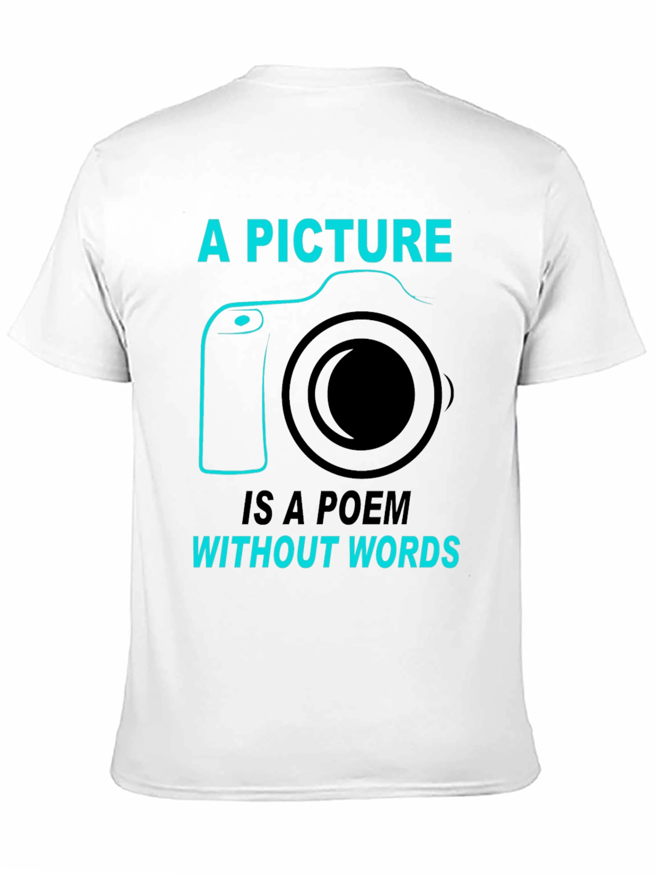 Camera Poem T-Shirt - Photography Lover Tee