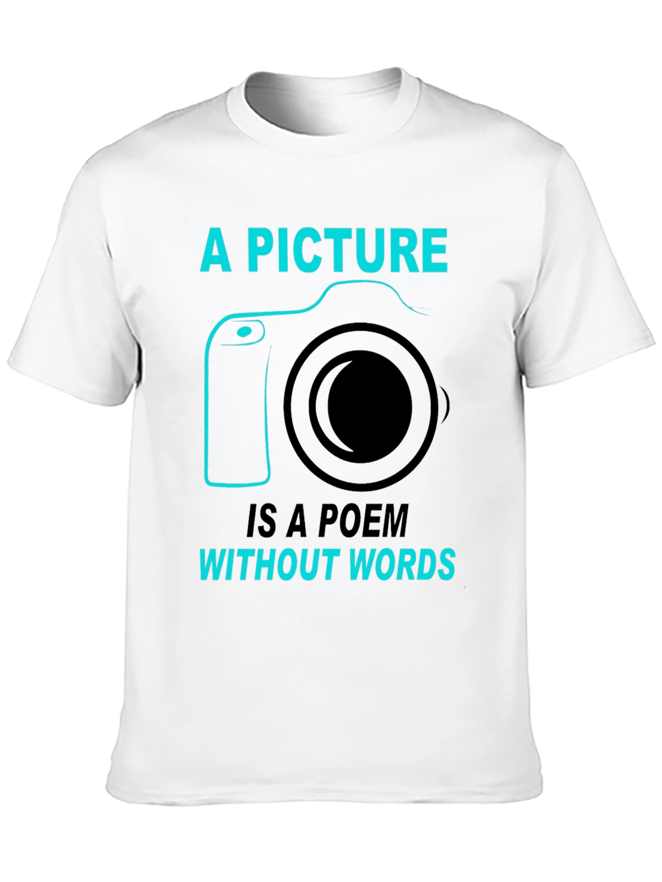 Camera Poem T-Shirt - Photography Lover Tee