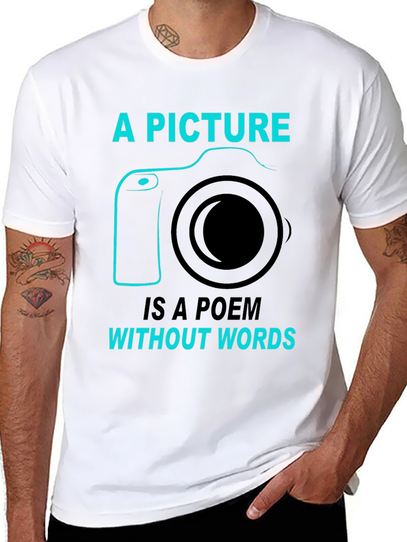 Camera Poem T-Shirt - Photography Lover Tee