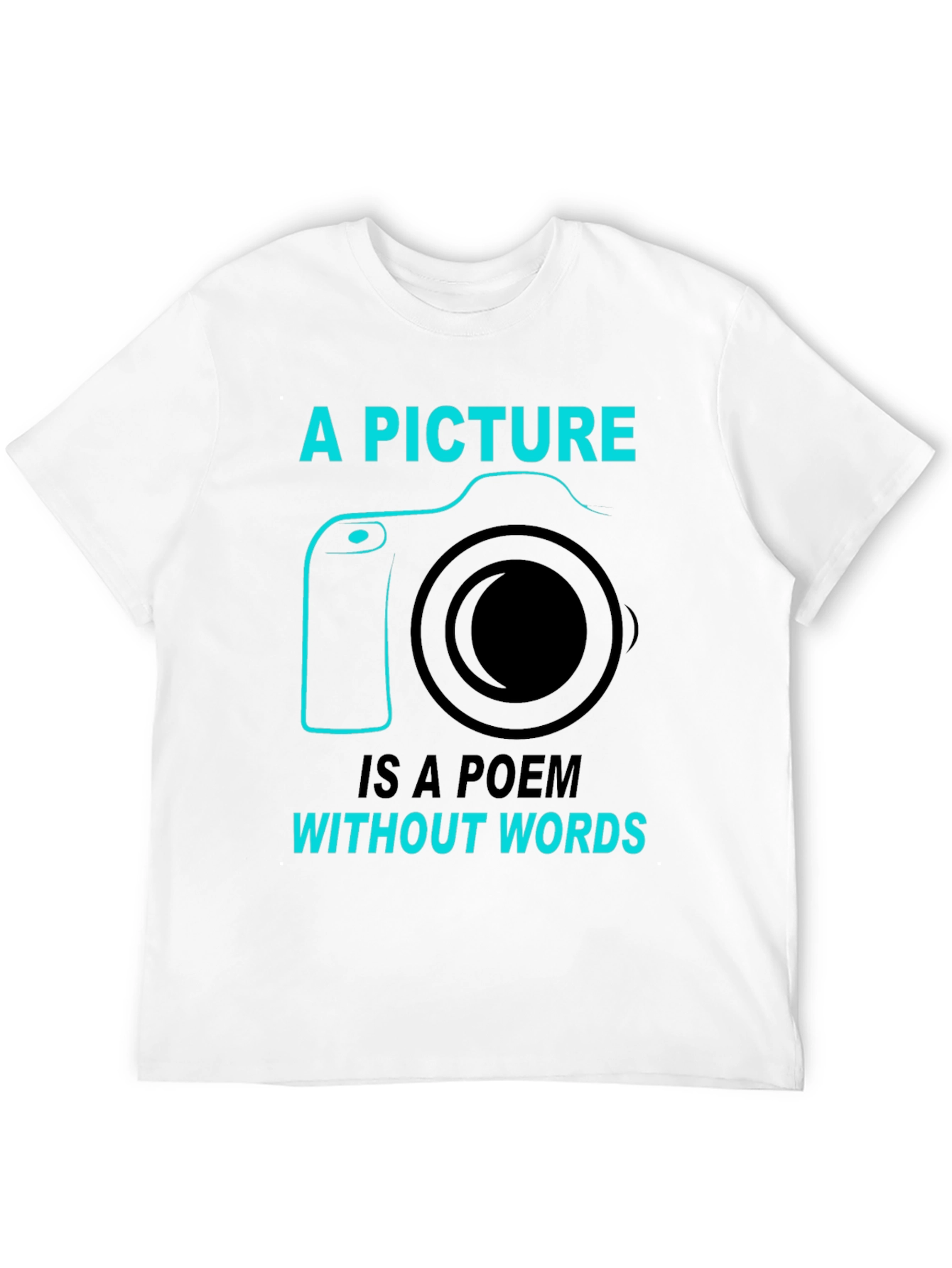 Camera Poem T-Shirt - Photography Lover Tee