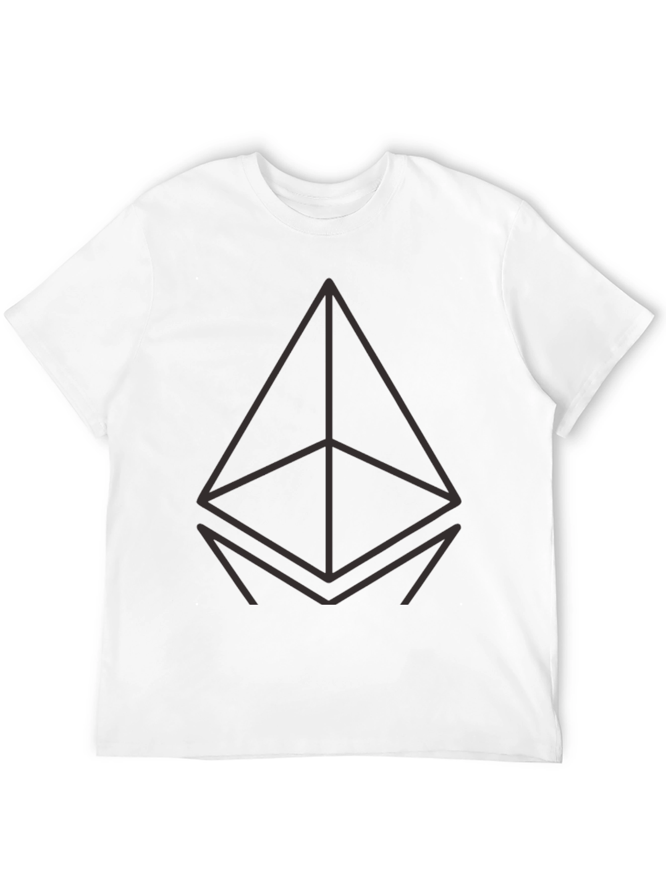 Ethereum Logo Black T-Shirt - Crypto Fashion