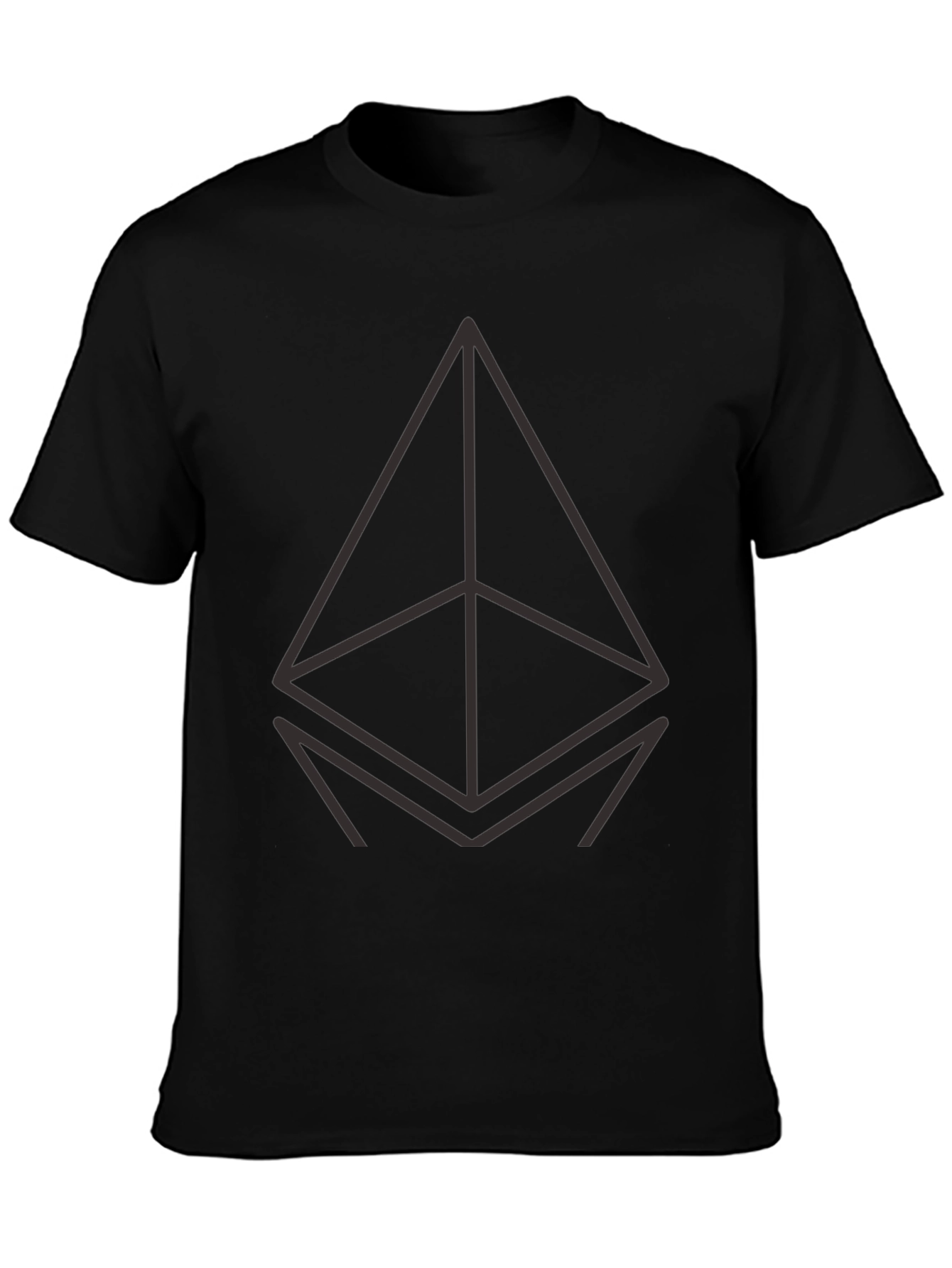 Ethereum Logo Black T-Shirt - Crypto Fashion