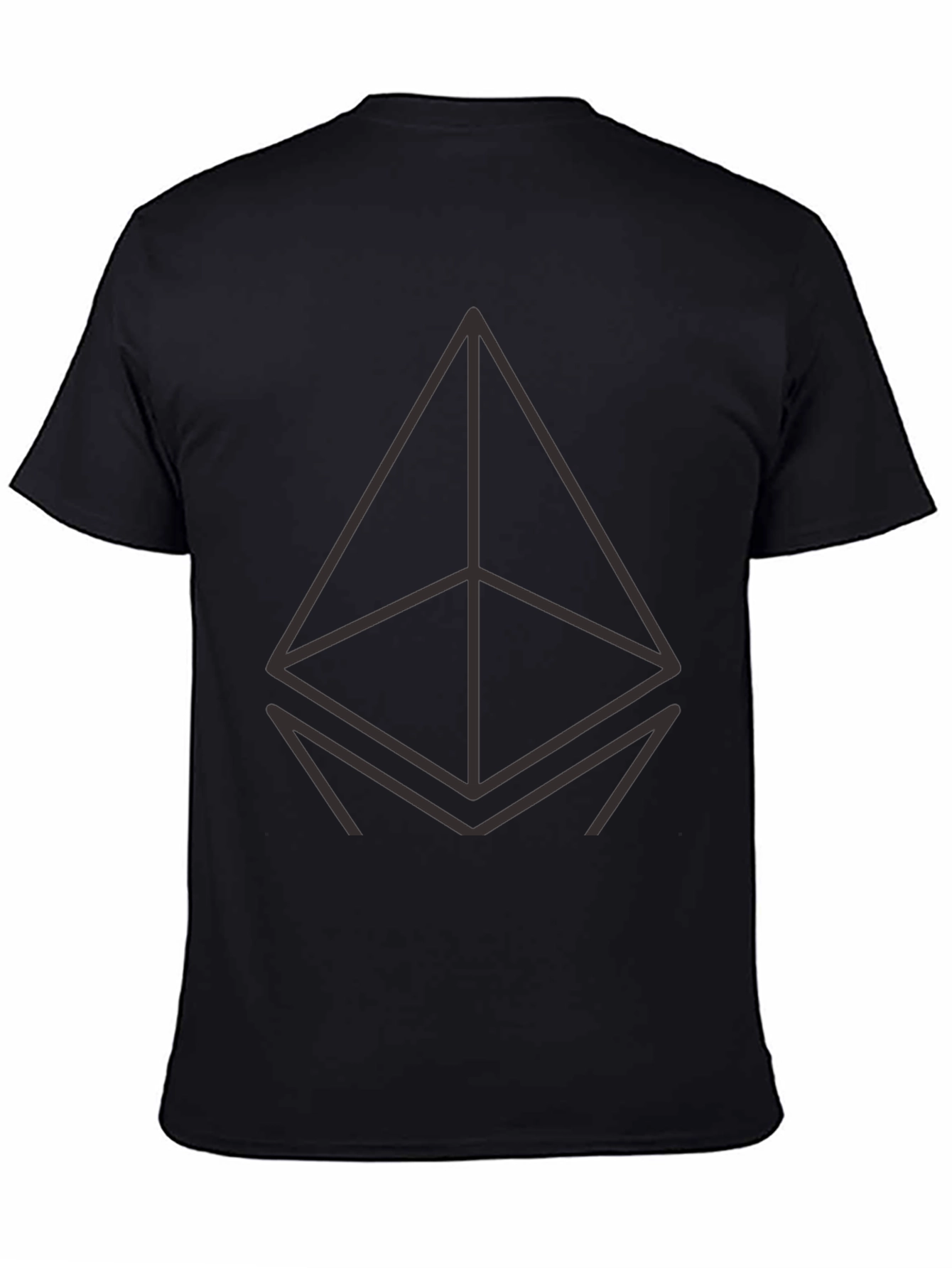Ethereum Logo Black T-Shirt - Crypto Fashion