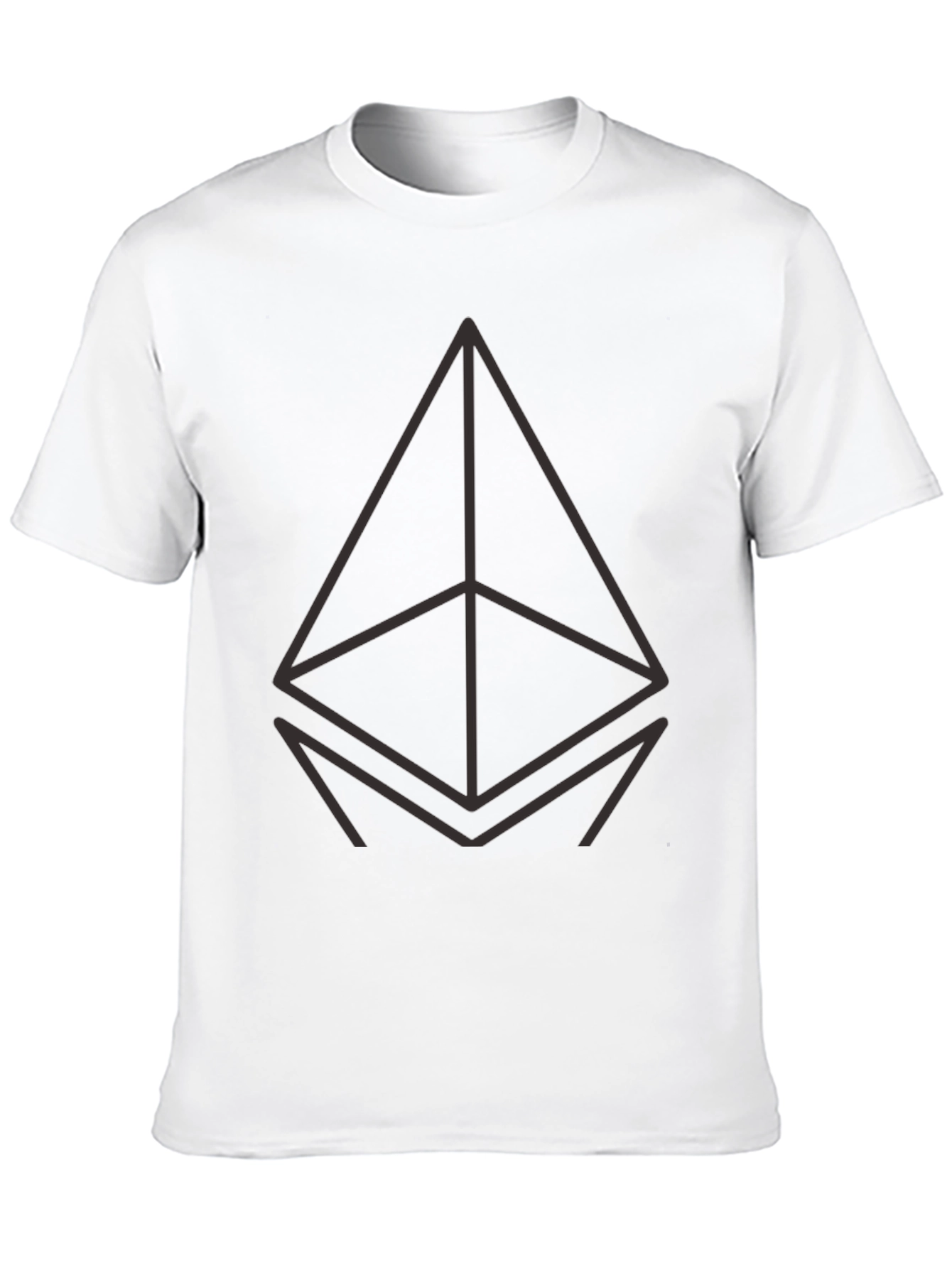 Ethereum Logo Black T-Shirt - Crypto Fashion