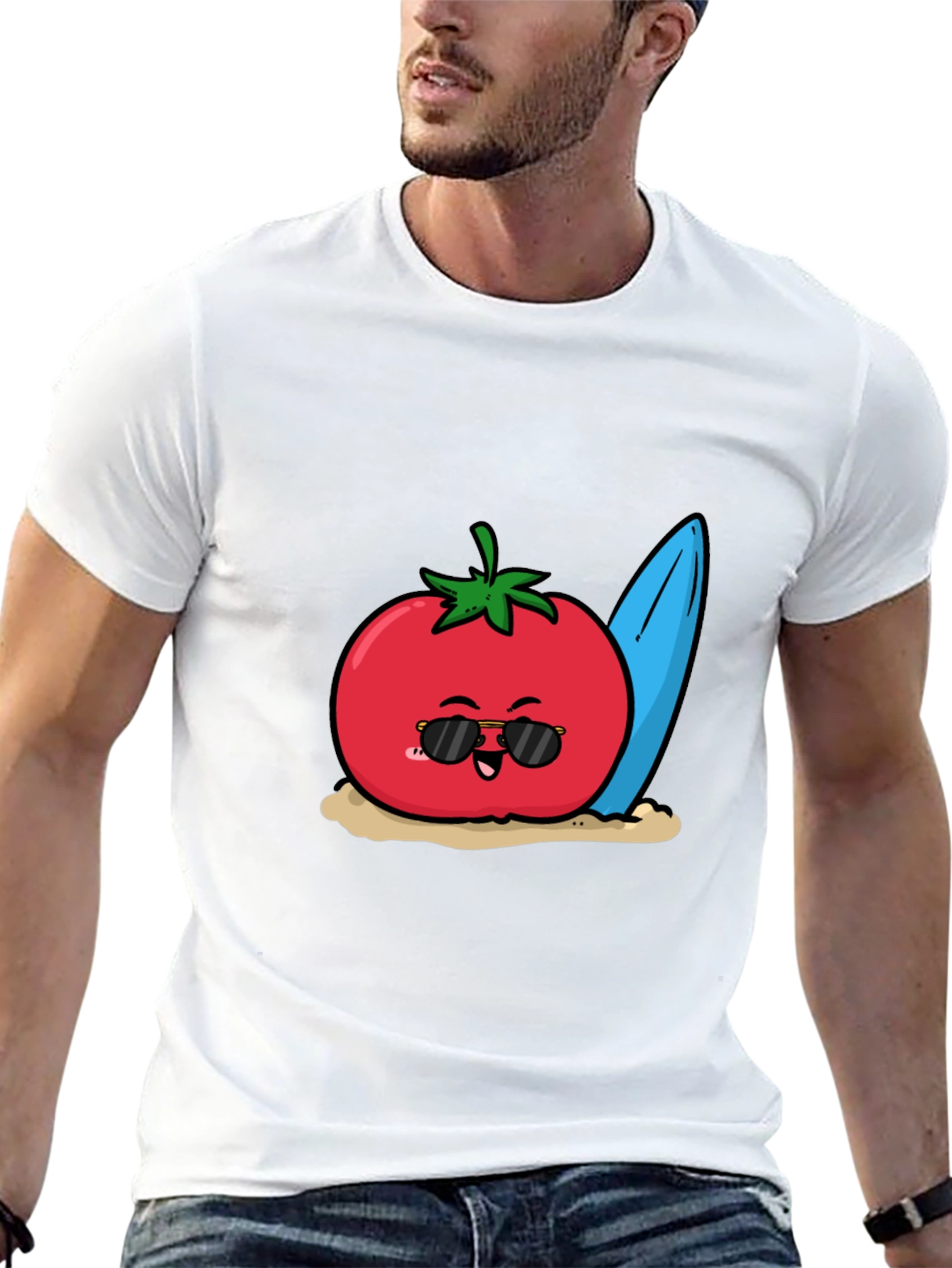 Tomato Surfer Graphic T-Shirt
