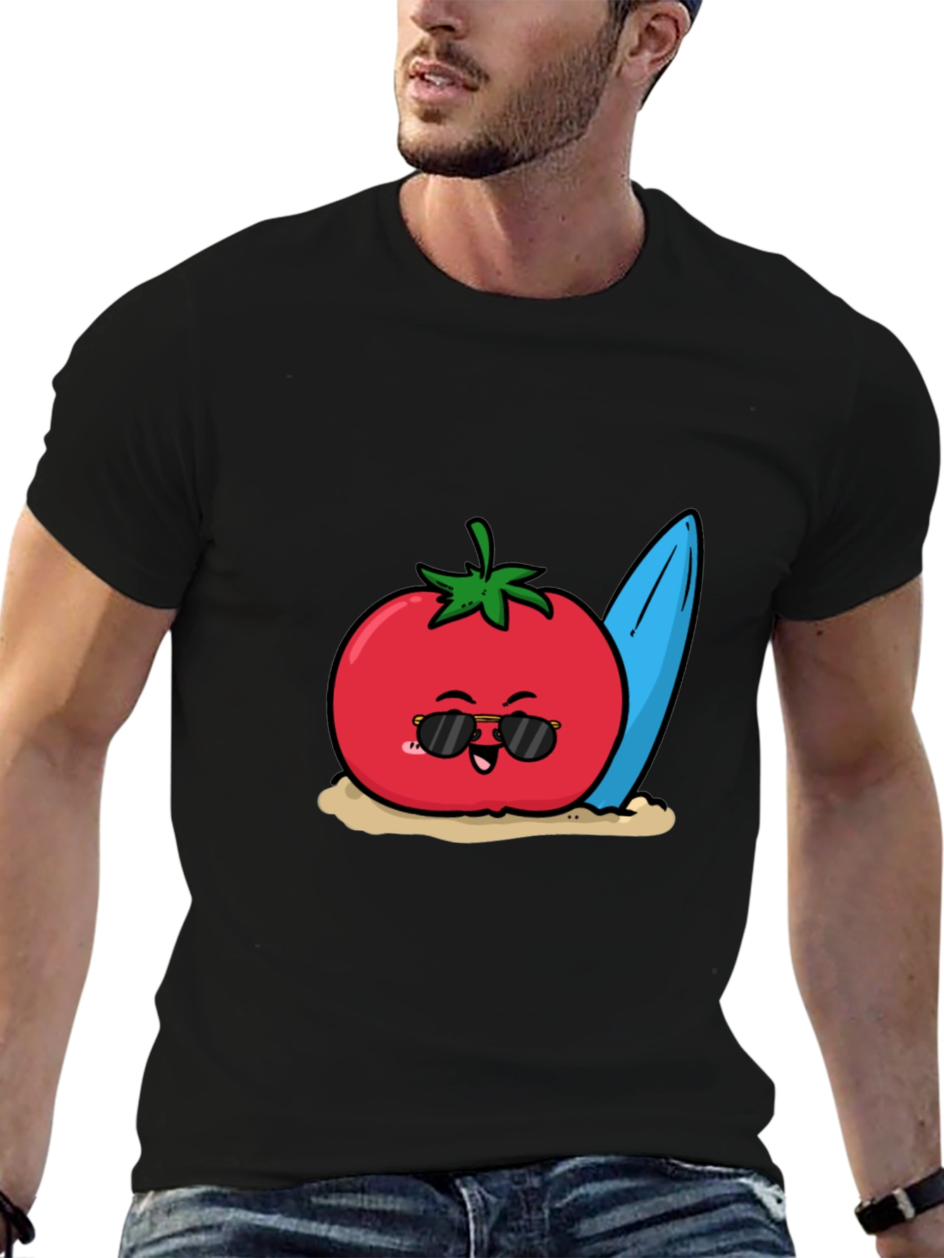 Tomato Surfer Graphic T-Shirt