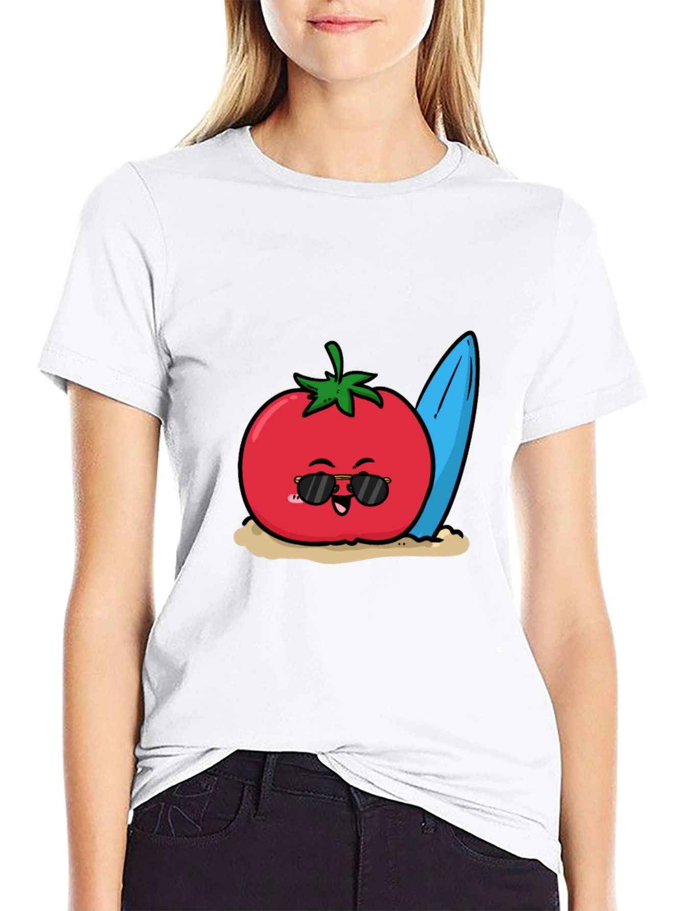 Tomato Surfer Graphic T-Shirt
