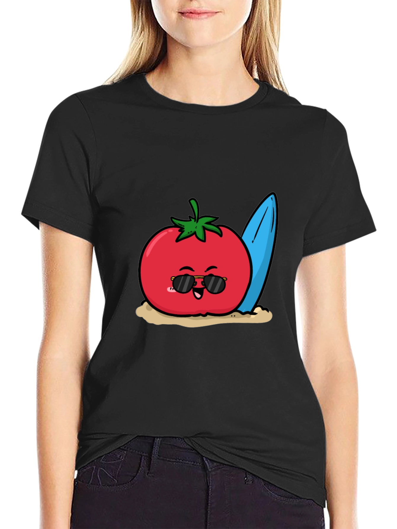 Tomato Surfer Graphic T-Shirt