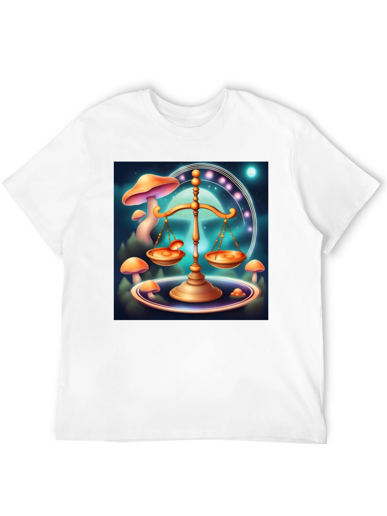 Libra Scale T-Shirt - Celestial Balance Design